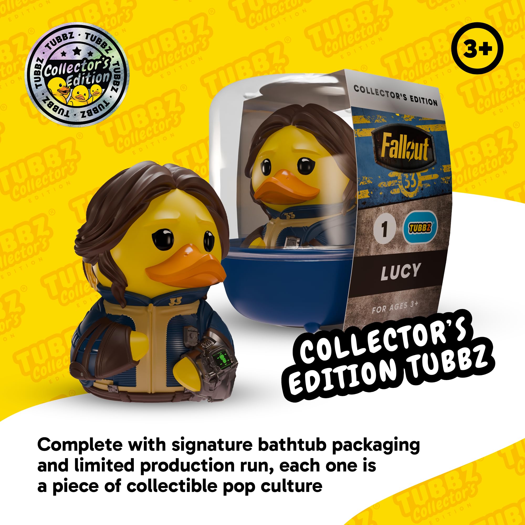 TUBBZ Collectible Figure - Blues Brothers Jake Cosplaying Rubber Duck | 9cm Tall 3