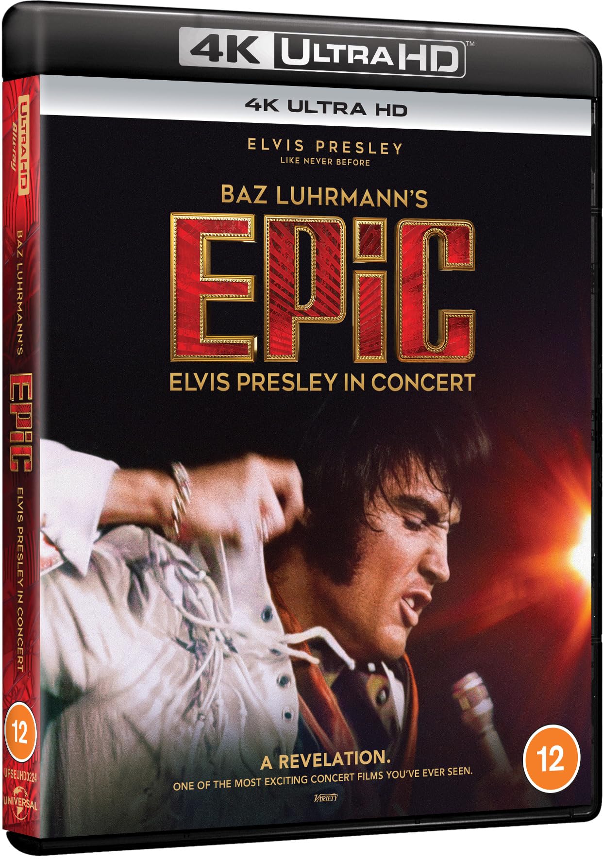 EPiC Elvis Presley in Concert [4K Ultra HD] [Blu-ray] [Region B]
