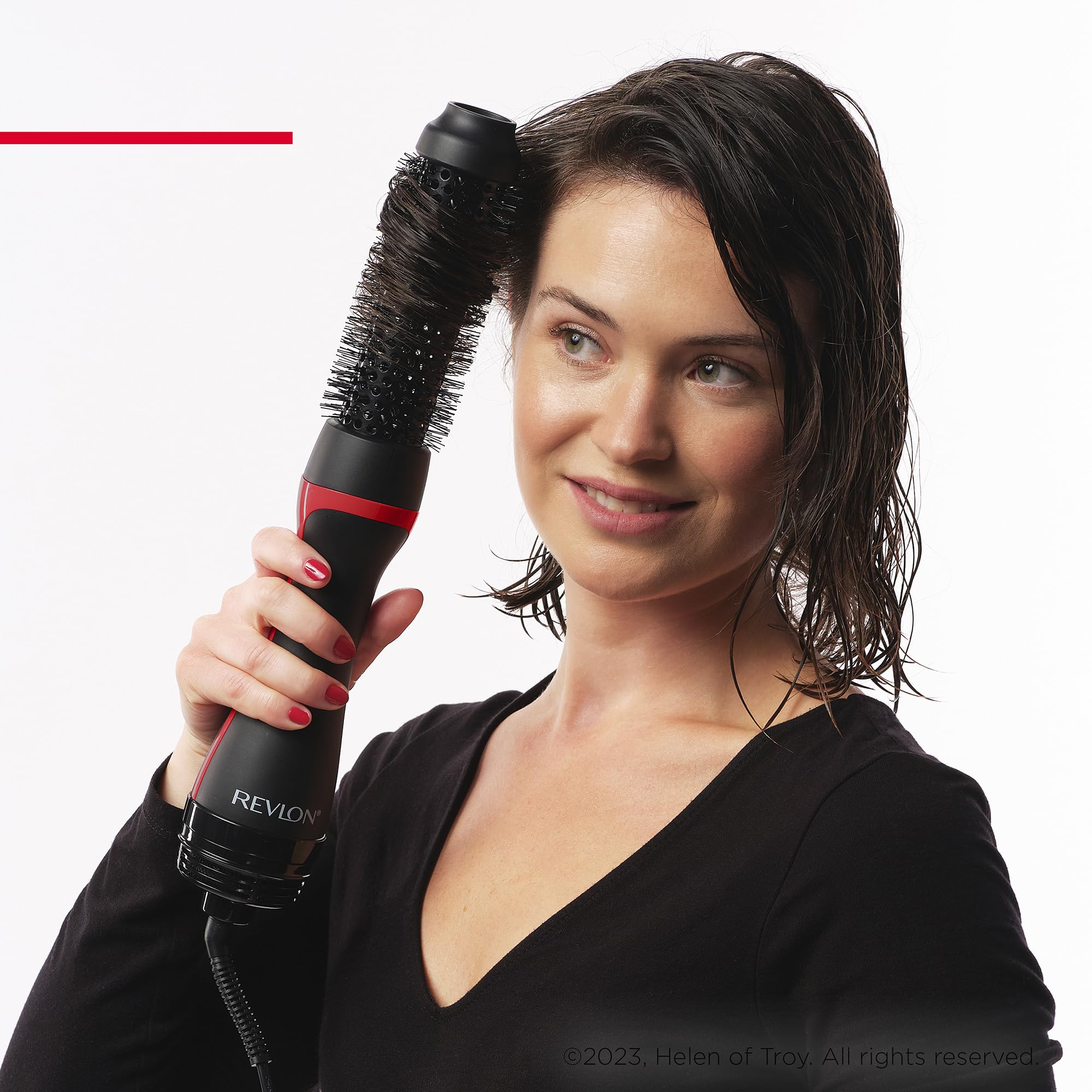 Revlon Round Brush Head Attachment - For One-Step Volumiser Plus & Blow-Dry Multi Styler | Ceramic Barrel | Thermal Bristles 5