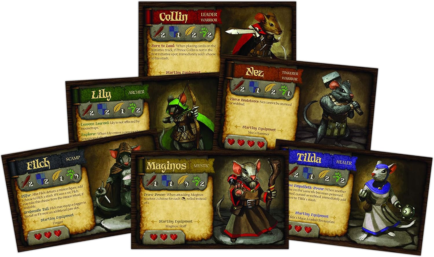 Plaid Hat Games Mice and Mystics Board Game 5