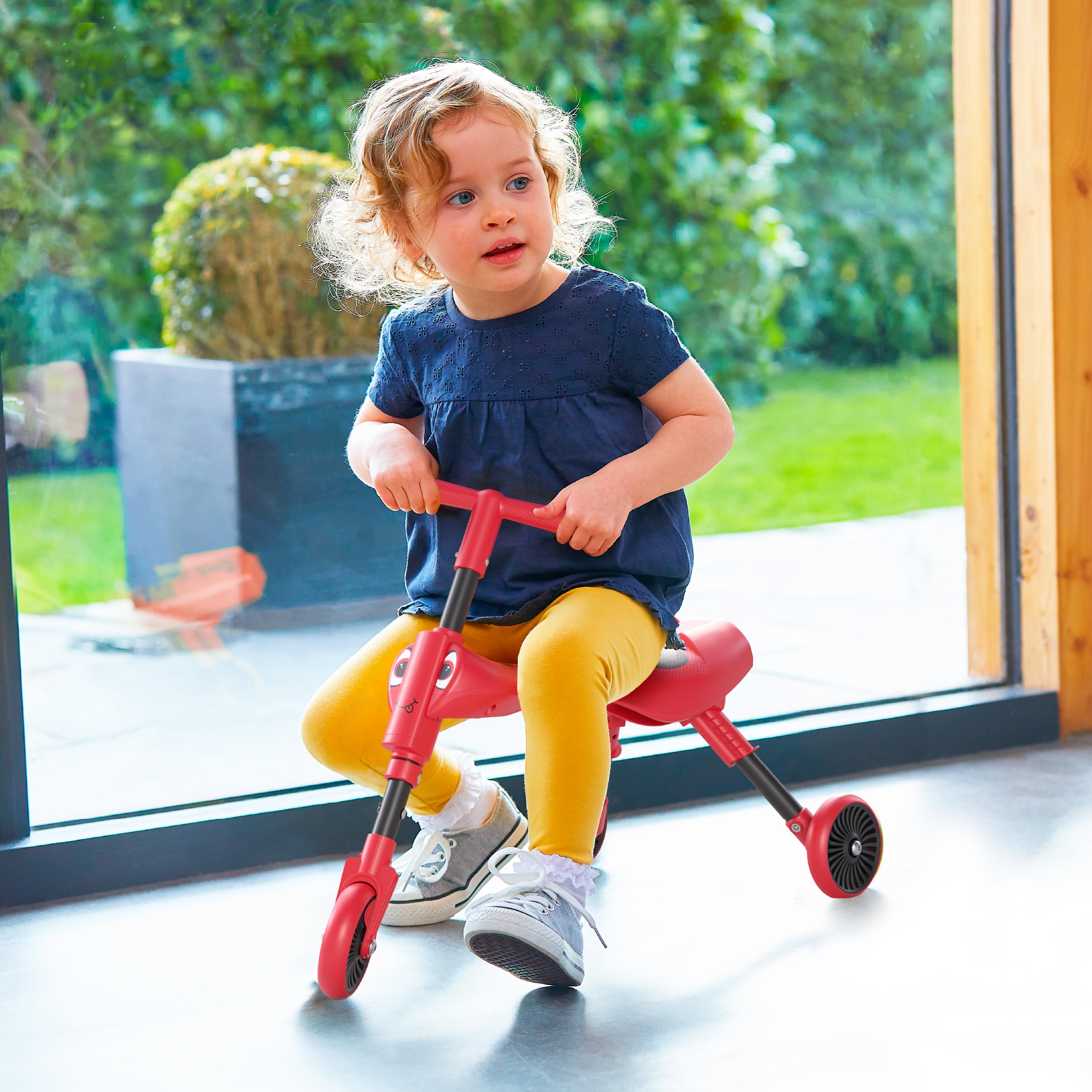 Scuttlebug 3-Wheel Foldable Ride-On Tricycle - Beetle Trike for 1-3 Year Olds 6