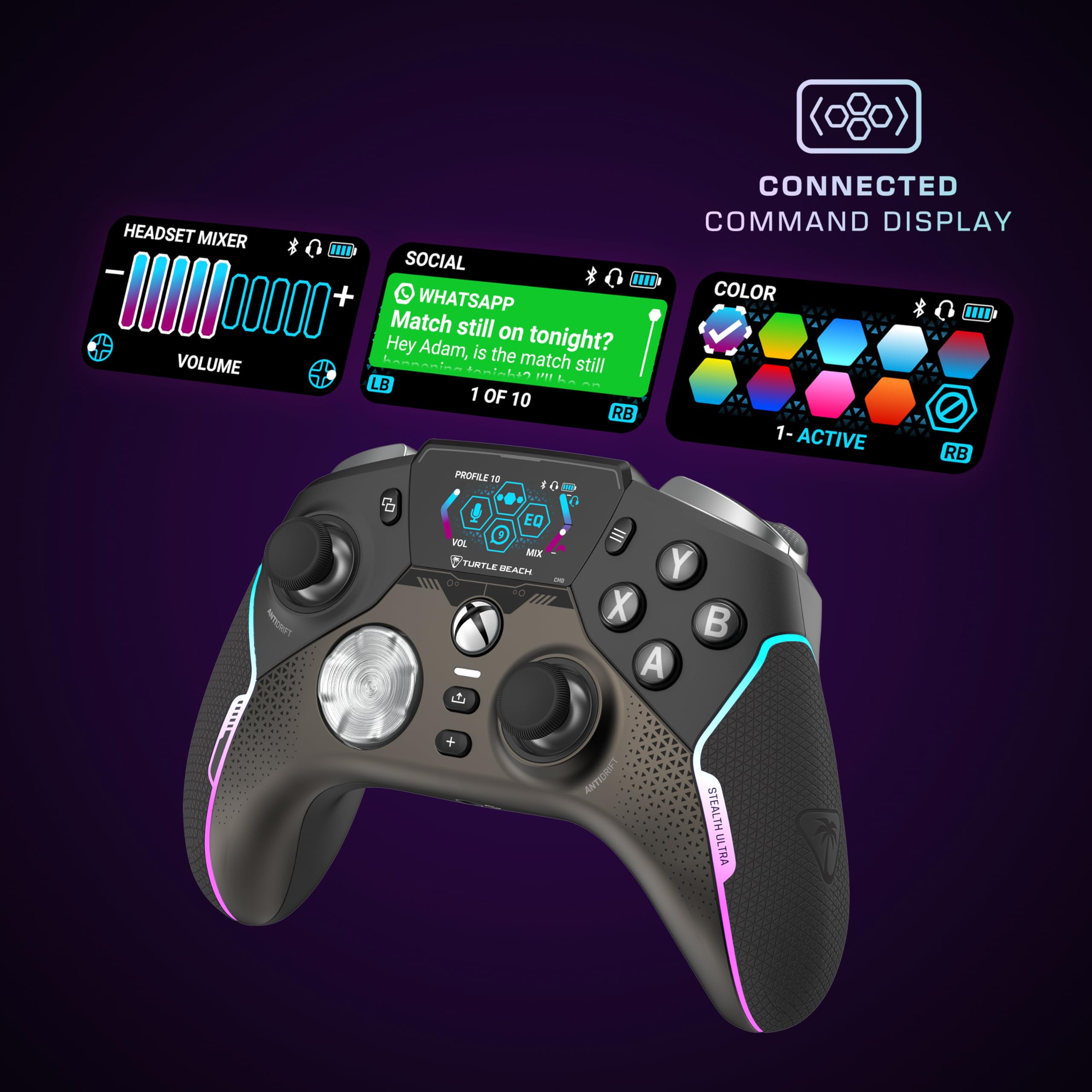 Turtle Beach Stealth Ultra Wireless Gaming Controller for Xbox & PC with Charge Dock 7