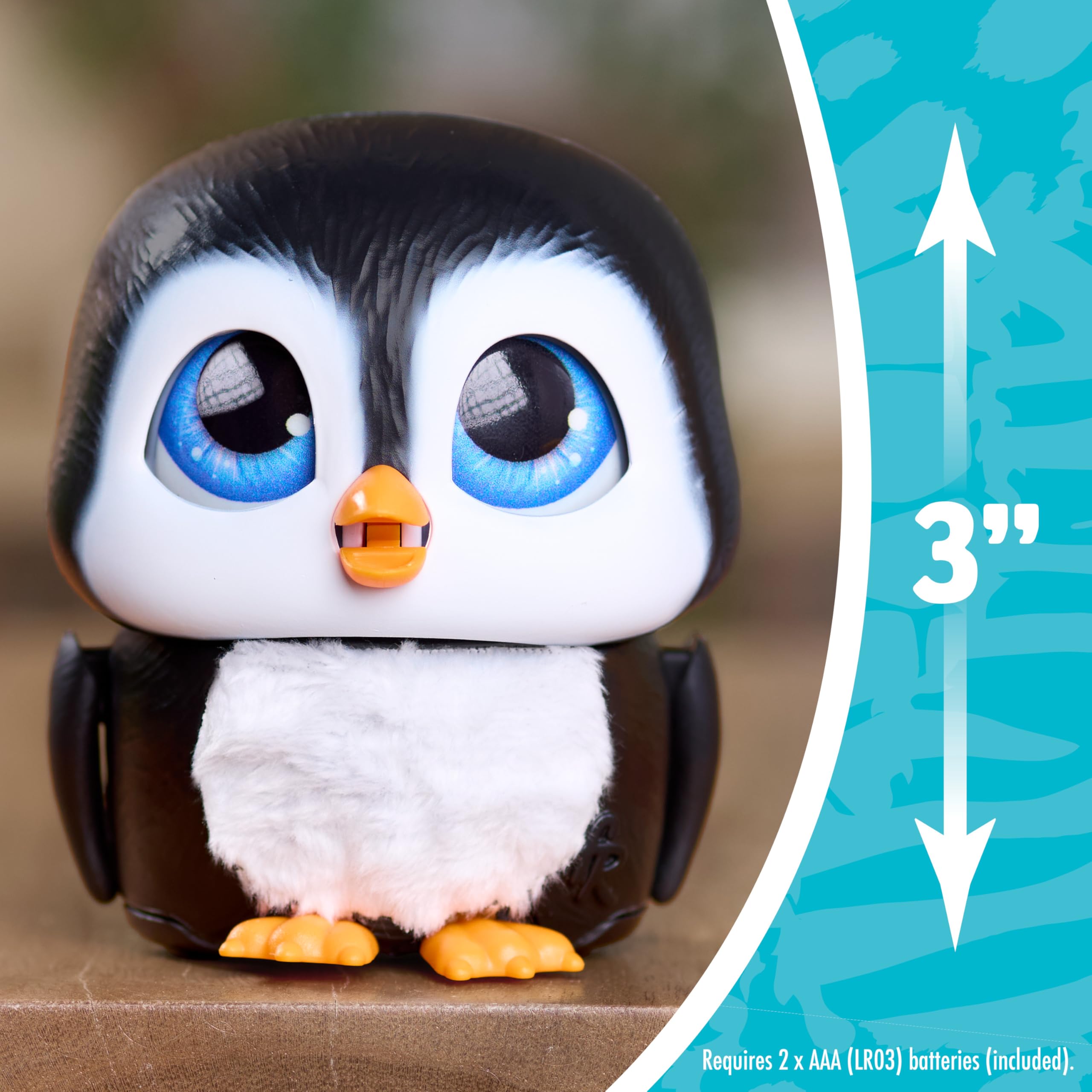 furReal Handfuls Shivers the Penguin - Interactive 3.5 Inch Plush Toy for Kids 14