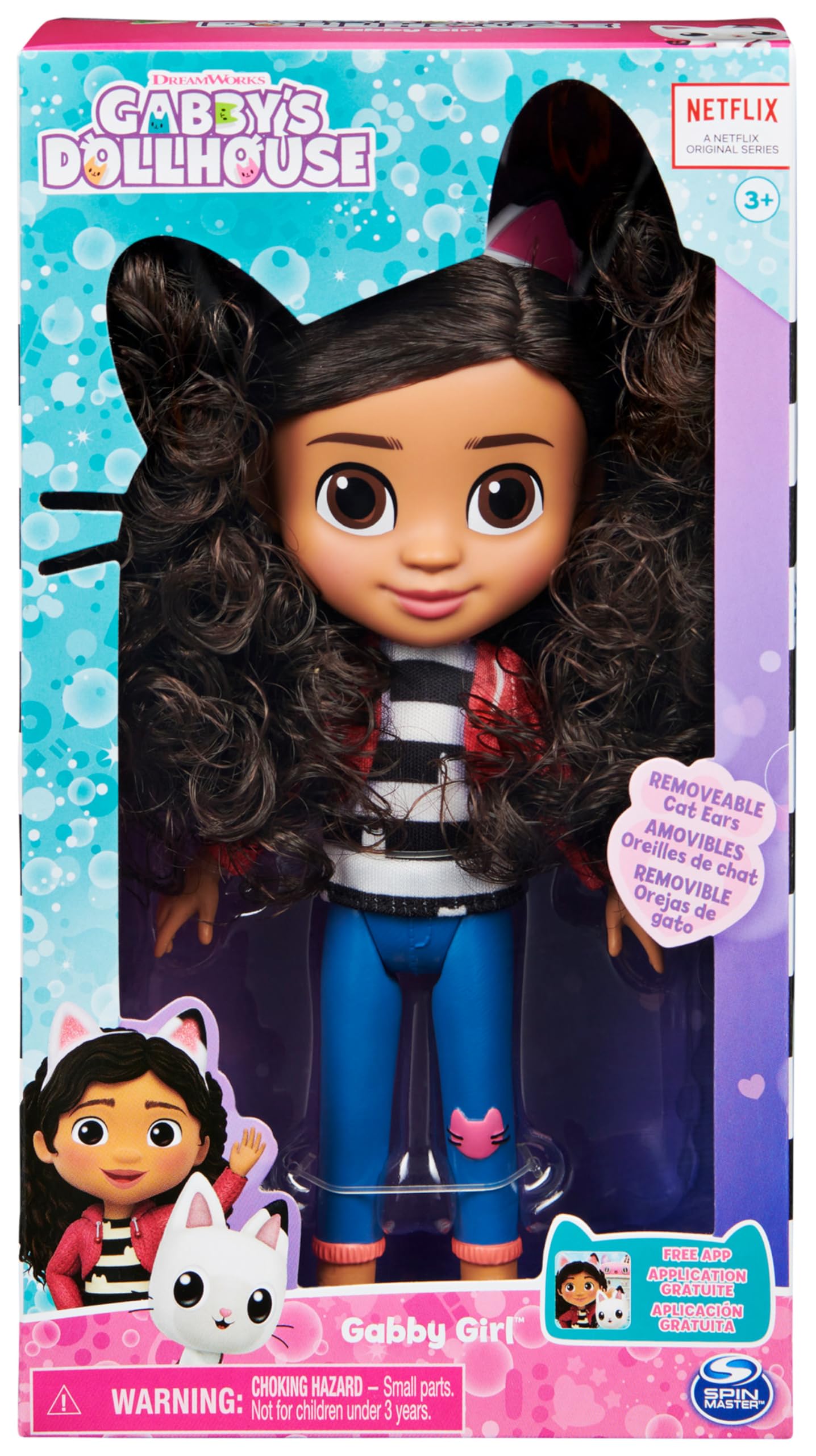 DREAMWORKS GABBY'S DOLLHOUSE Gabby Girl Doll - 20.3 cm | Ages 3+ | Removable Headband