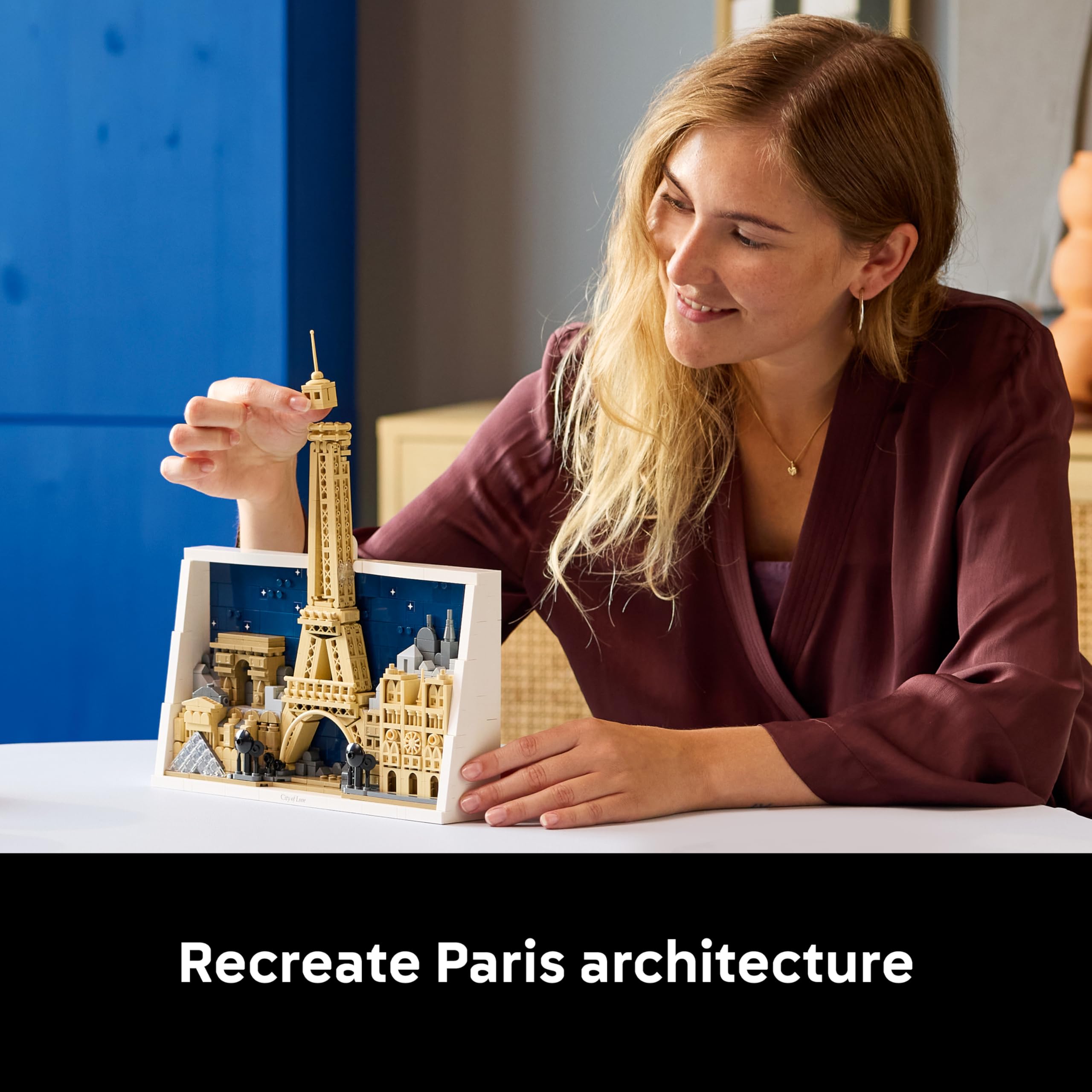LEGO Architecture Paris – City of Love 21064 Building Set for Adults | Displayable Wall Art 3