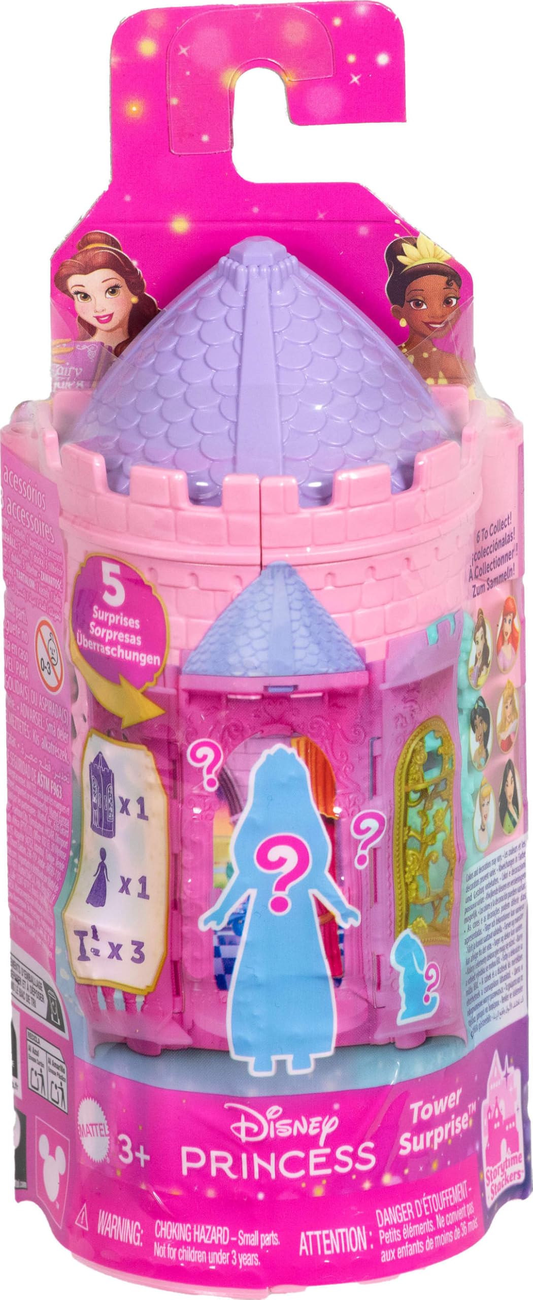 Mattel Disney Princess Tower Surprise - Stacking Playset with Mystery Doll & Accessories 1