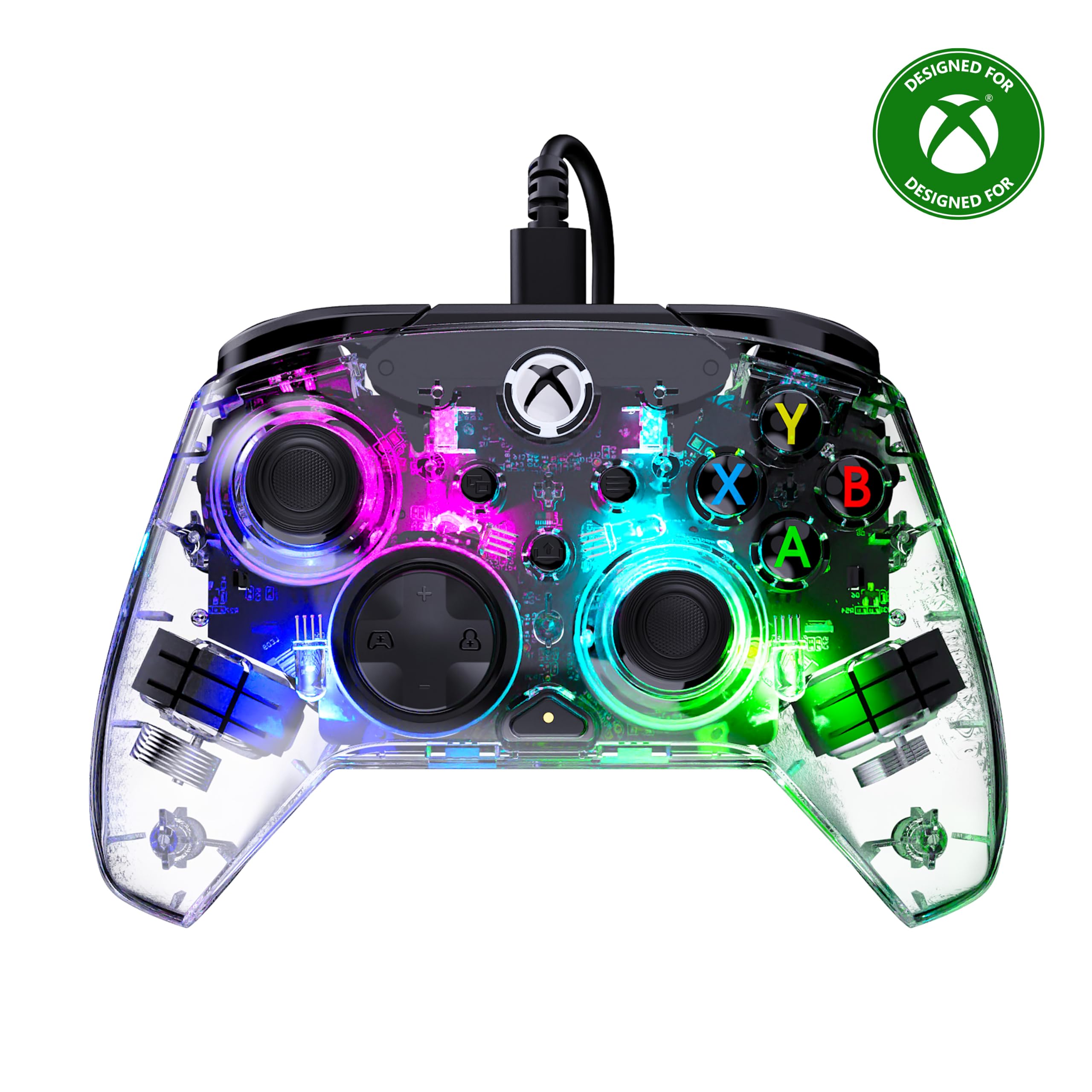 Turtle Beach Afterglow Clear Wired RGB Gaming Controller [PC] 1