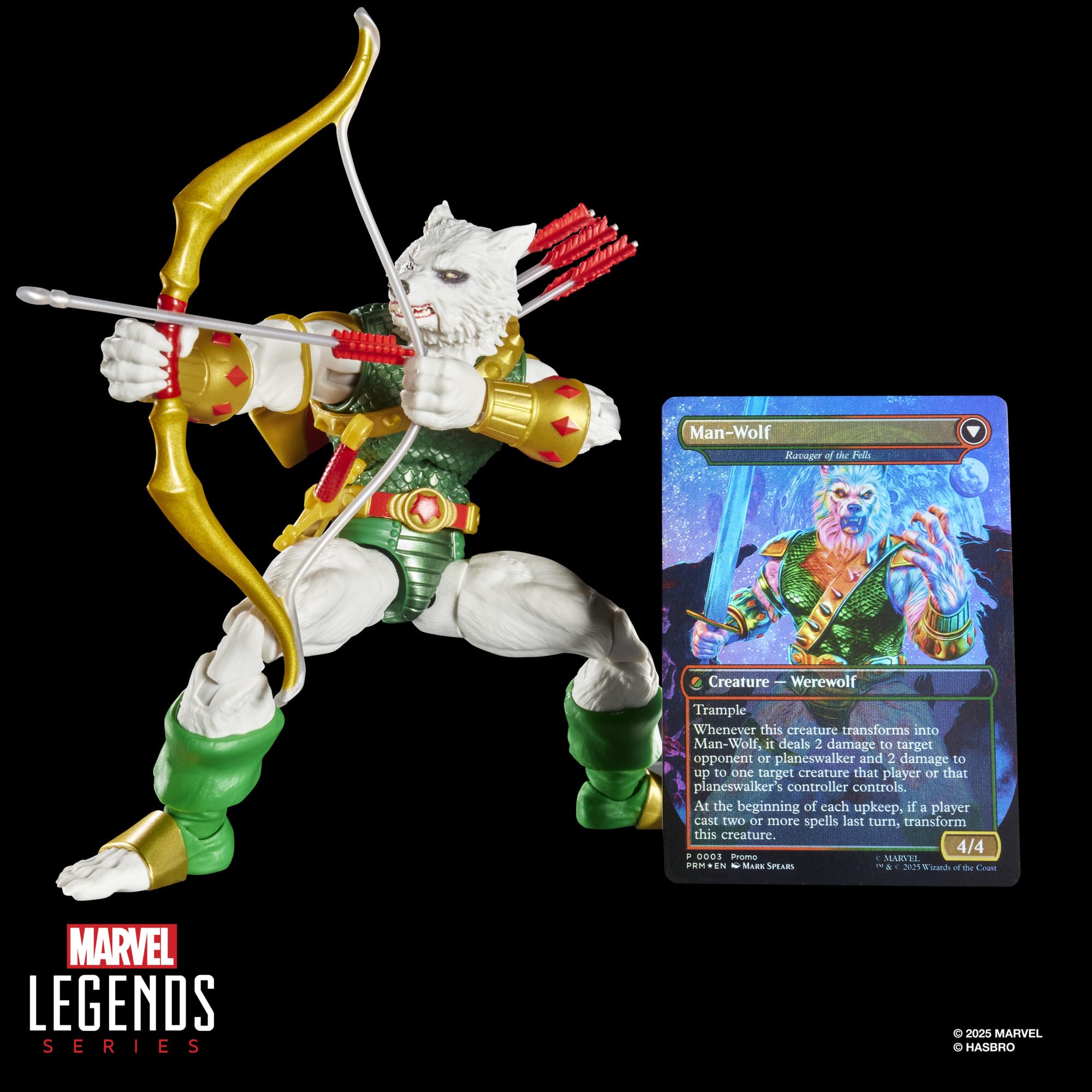 Marvel Legends Series Magic: The Gathering Man-Wolf & Spider-Man 6-Inch Action Figure Set 14
