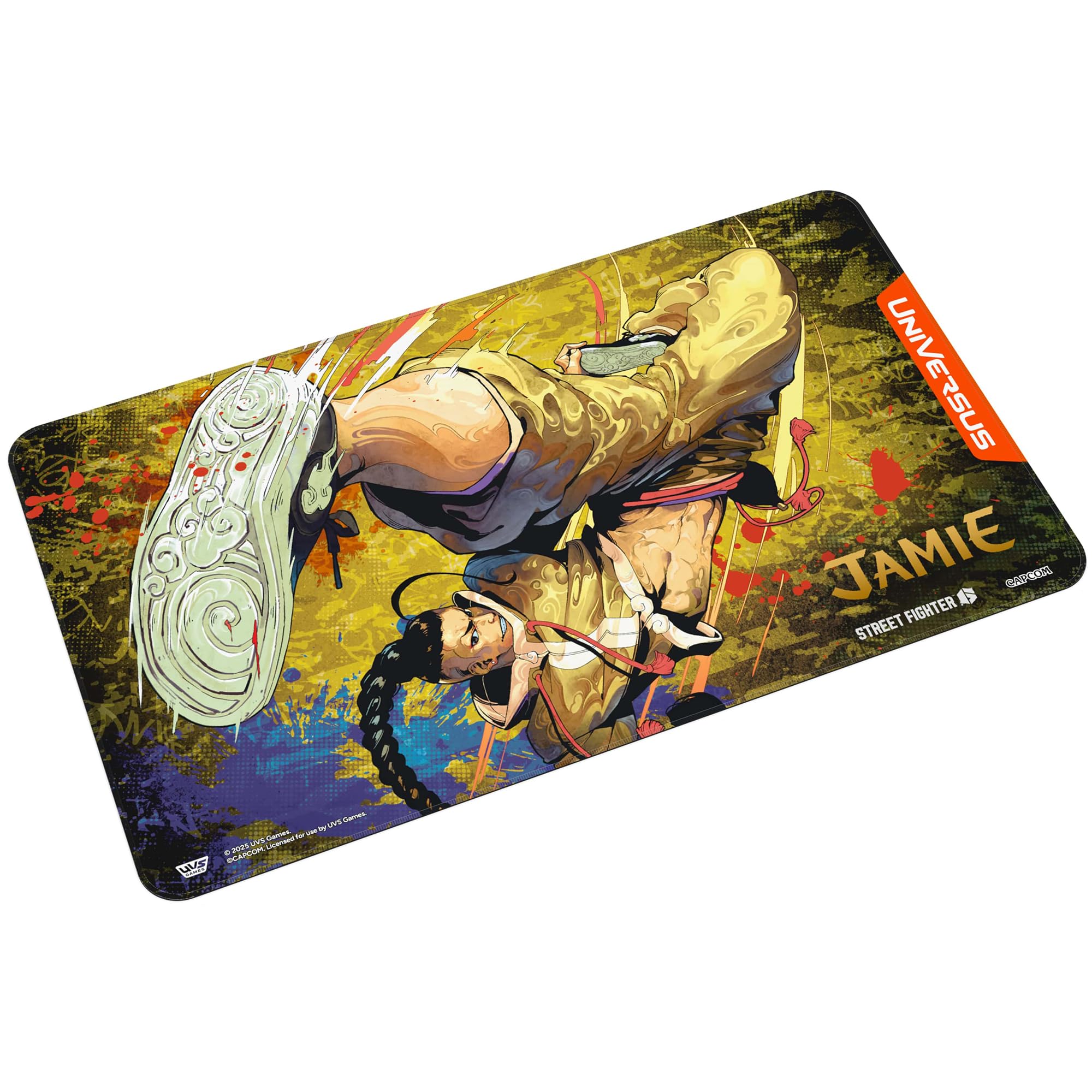 UniVersus Street Fighter 6: Challenger Series Playmat - Jamie | 24 x 14 Inches | Neoprene 7