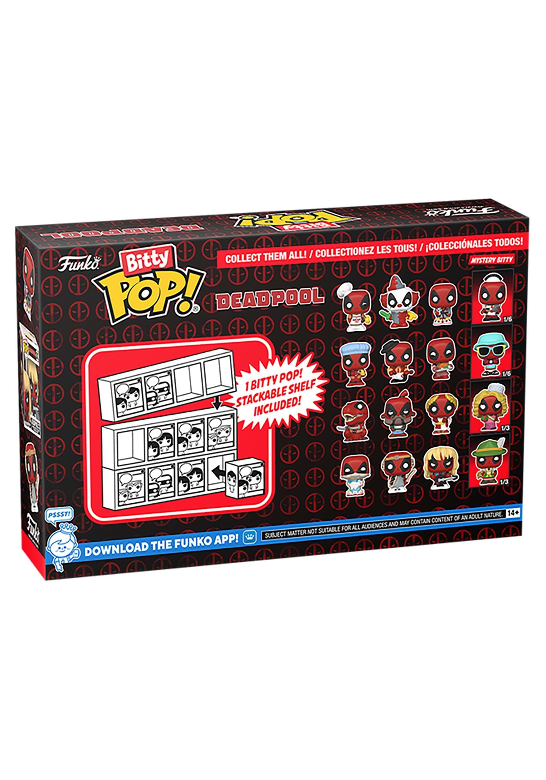 Funko Bitty Pop! Deadpool - Sleepover, Larp, Heavy Metal Vinyl Figures 4