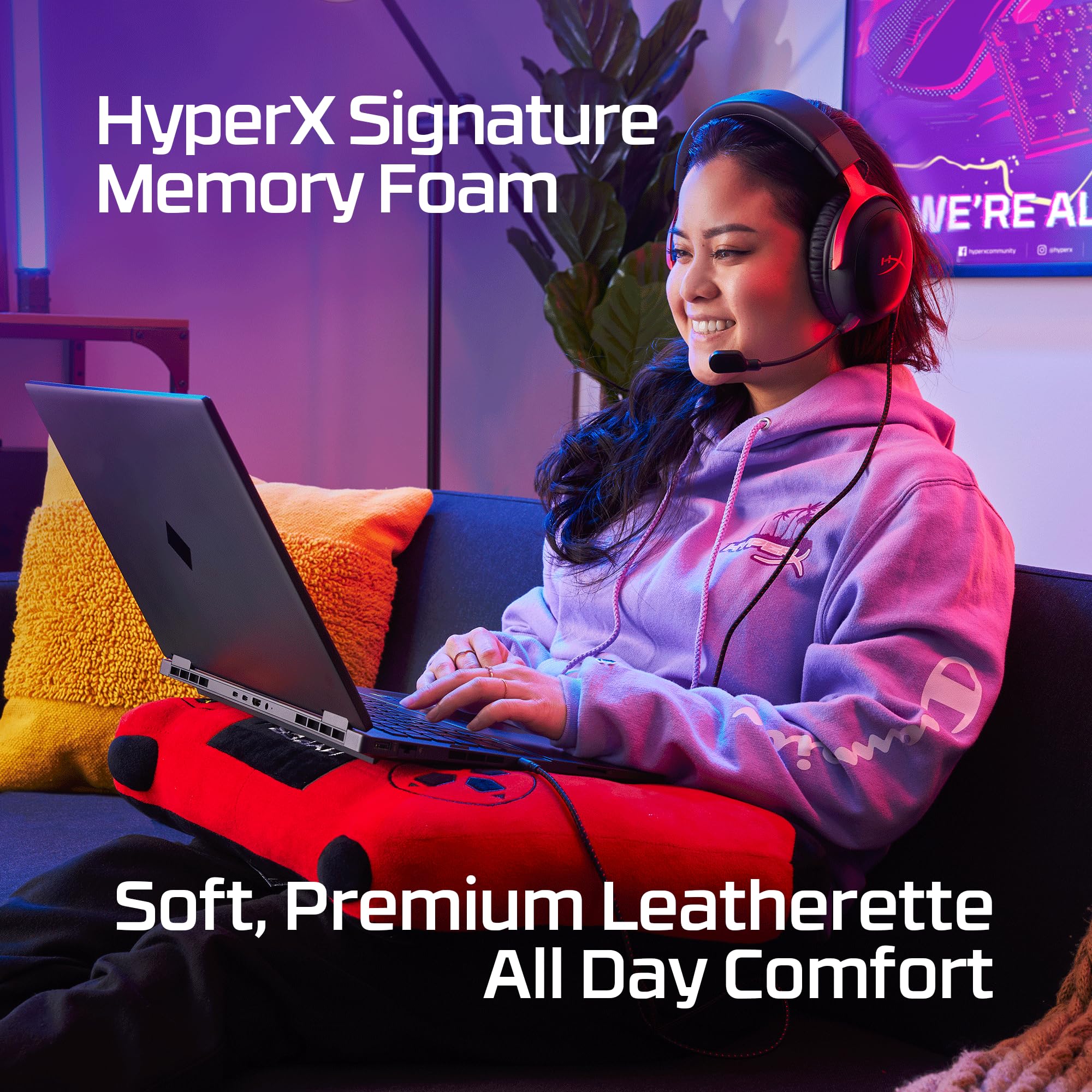 HyperX Cloud III Wired Gaming Headset - 53mm Drivers, DTS Spatial Audio, USB-C/A, 3.5mm, PC/PS5/Xbox