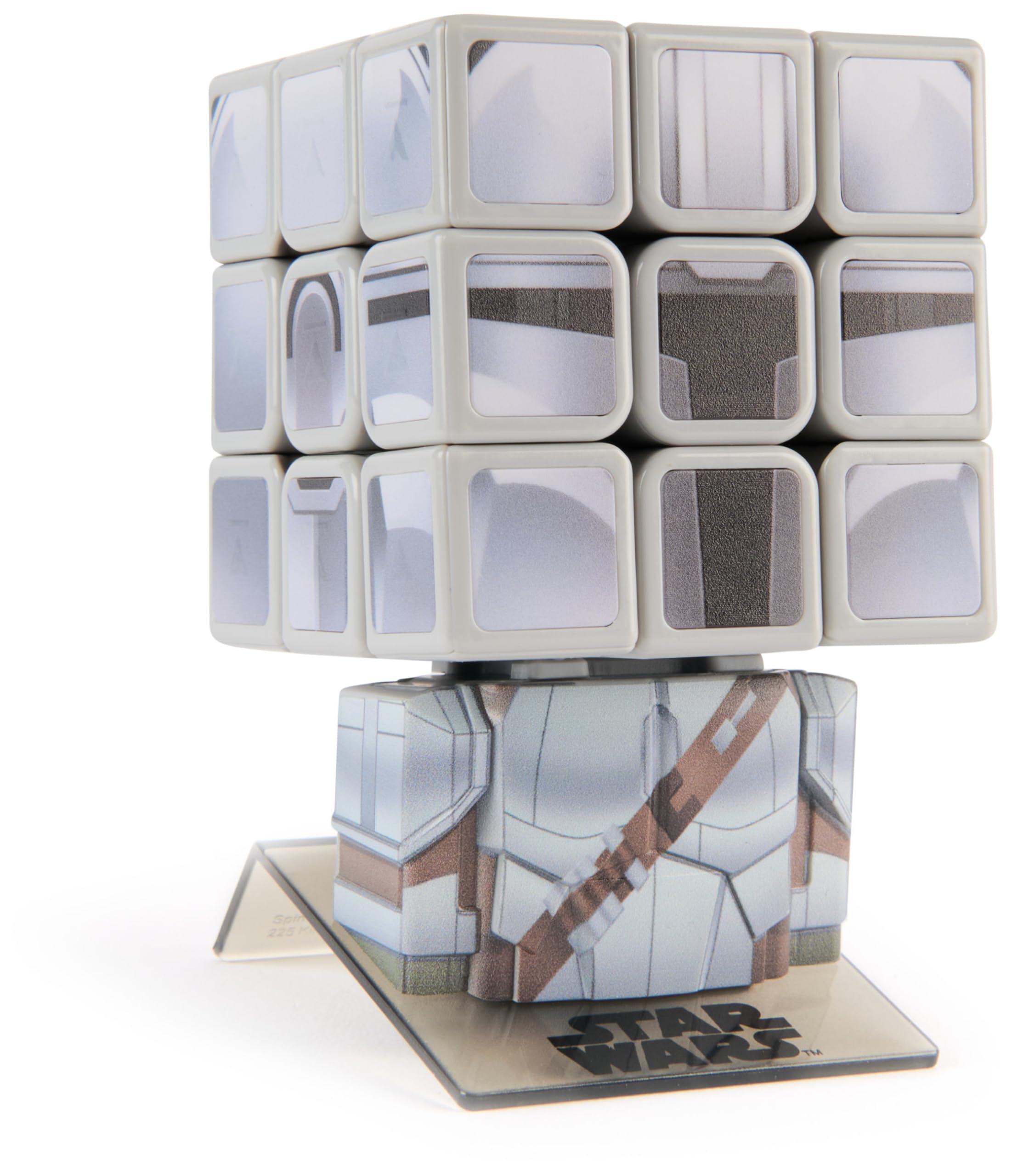 Rubik's Star Wars Mandalorian Cuber - 3x3 Puzzle | Multicolor Plastic | Ages 8+