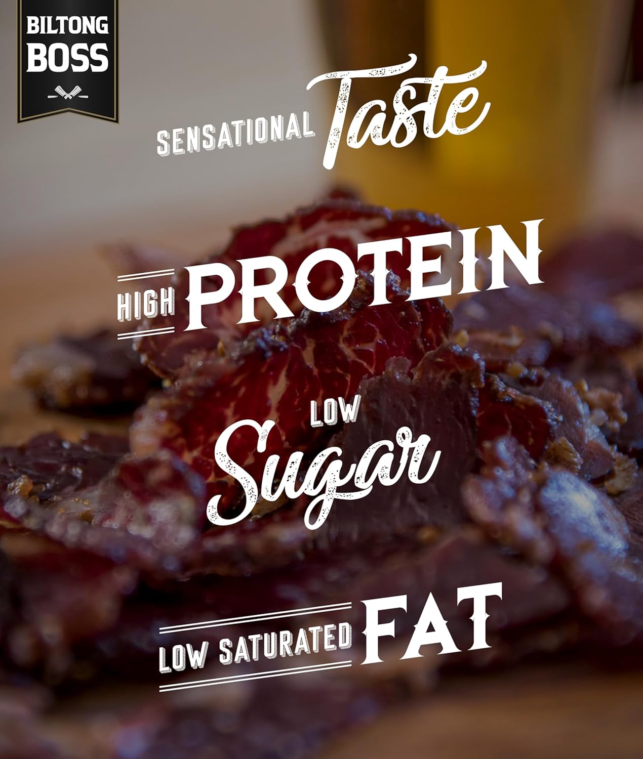 Biltong Boss Chilli Garlic Droewors - Authentic South African Beef Snack, Ready to Eat 4