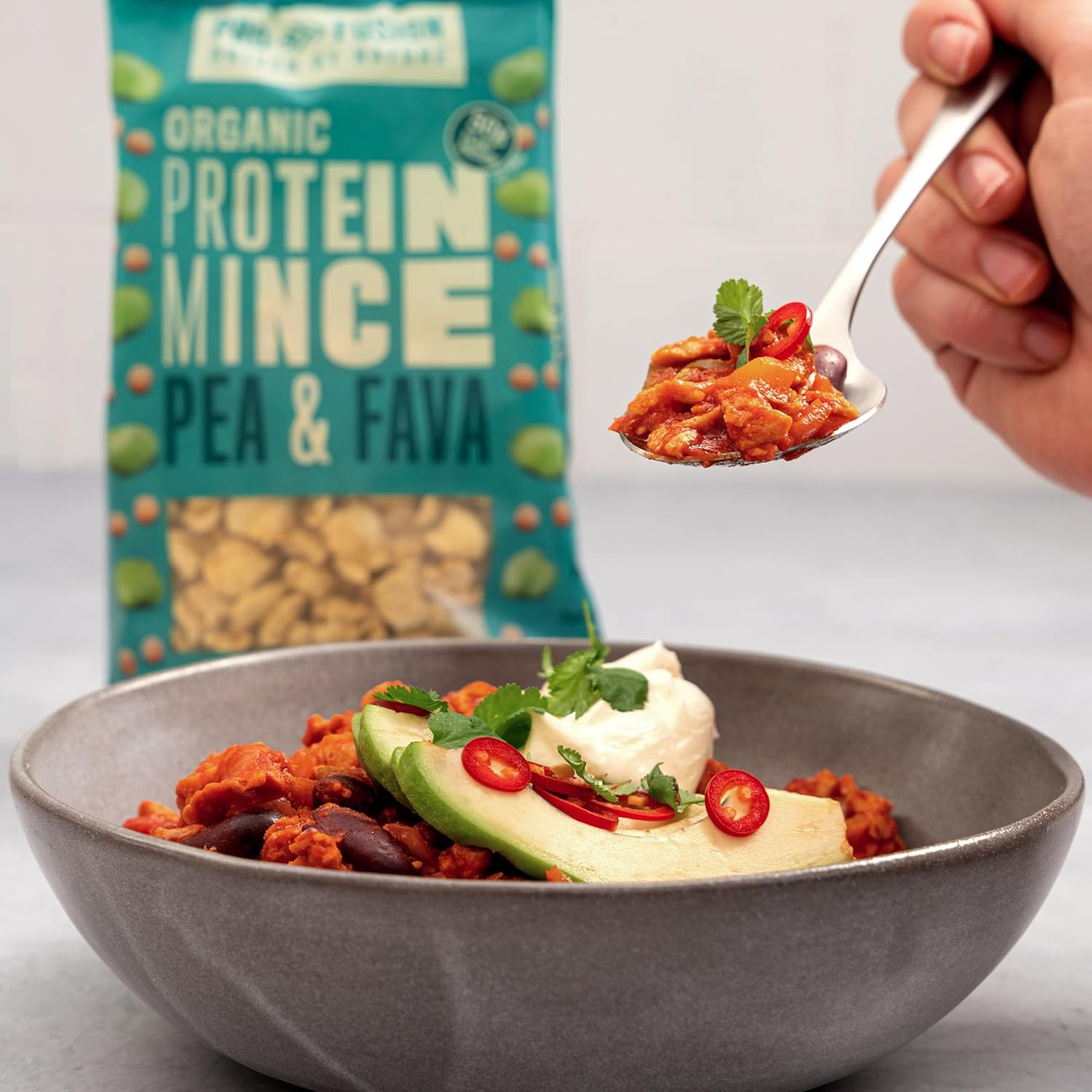Profusion Organic Vegan Pea and Fava Protein Mince, 125g 5