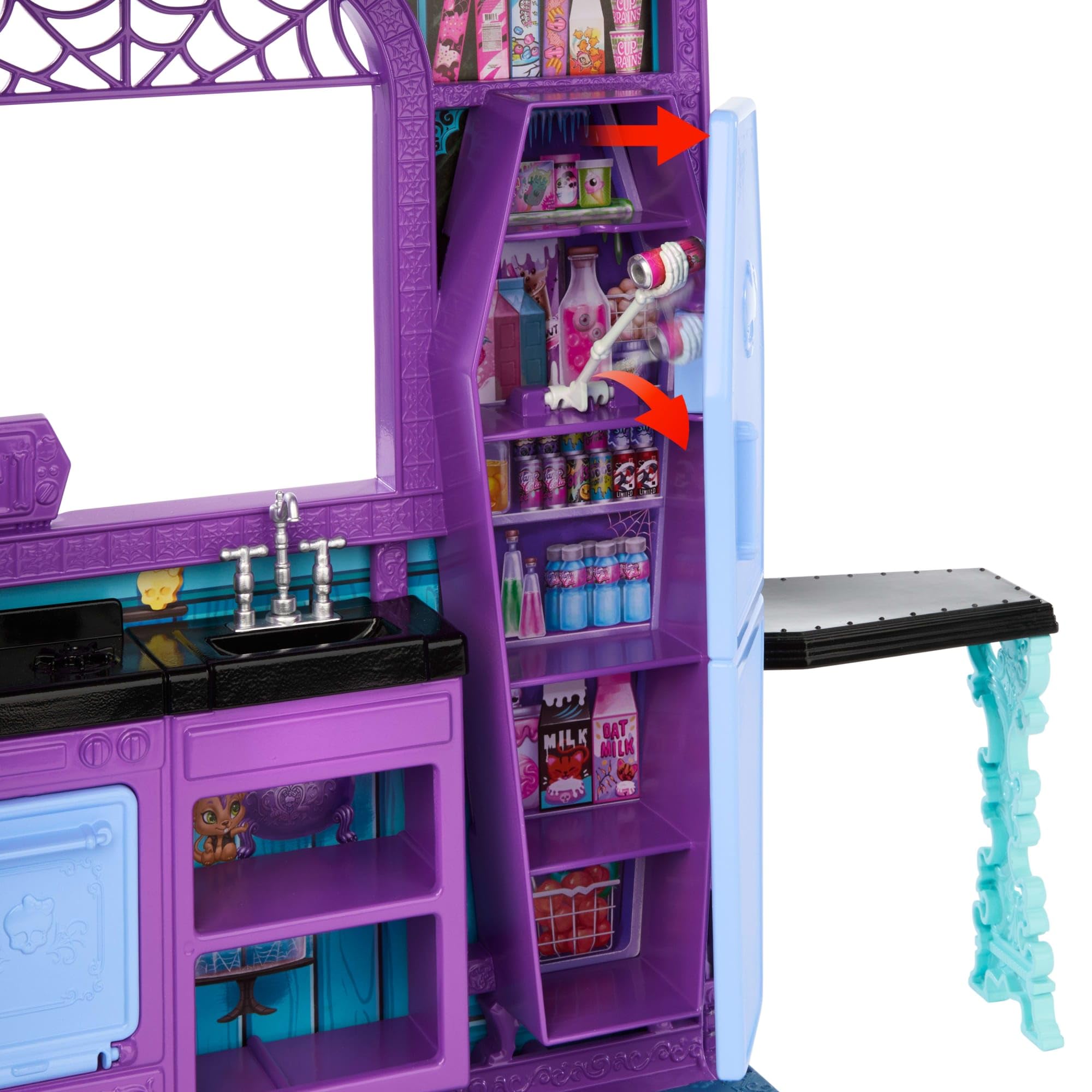 Monster High Boo-tique Hotel Doll House Playset | Foldable Storage | 13+ Accessories | Ages 4+ 3