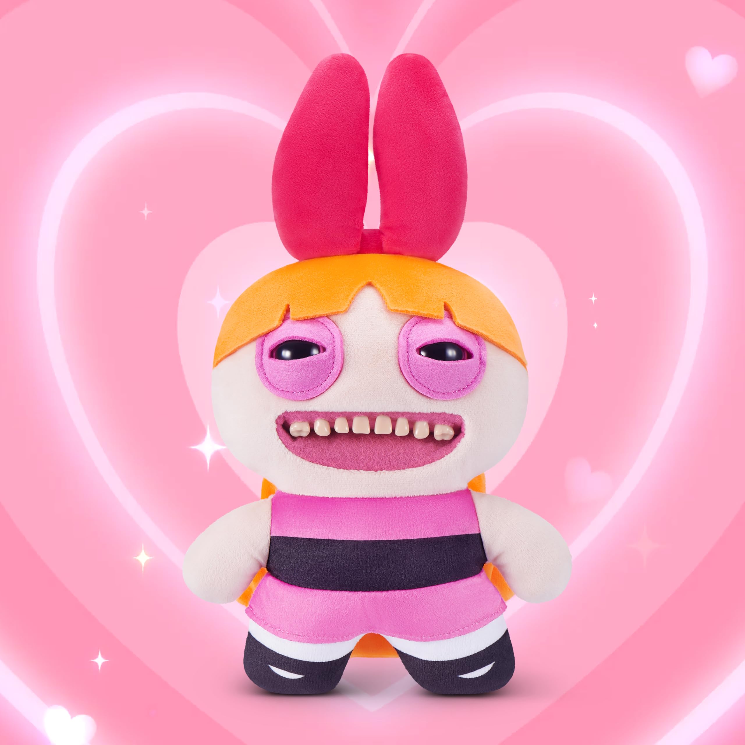 Fuggler Powerpuff Girls Blossom 9-Inch Plush Toy | Polyester | Ages 4+ | ZURU