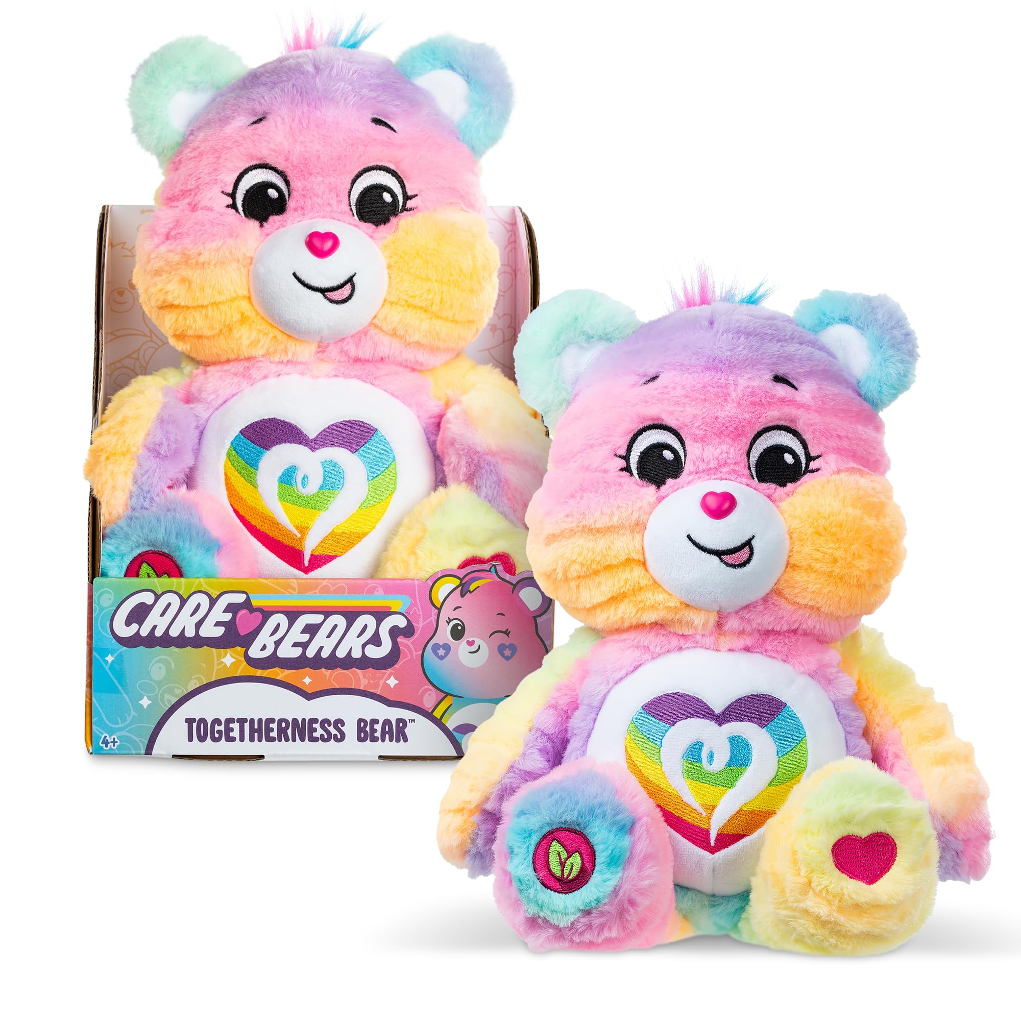Basic Fun Care Bears 35cm Colour Splash Plush – Togetherness Bear Eco-Friendly