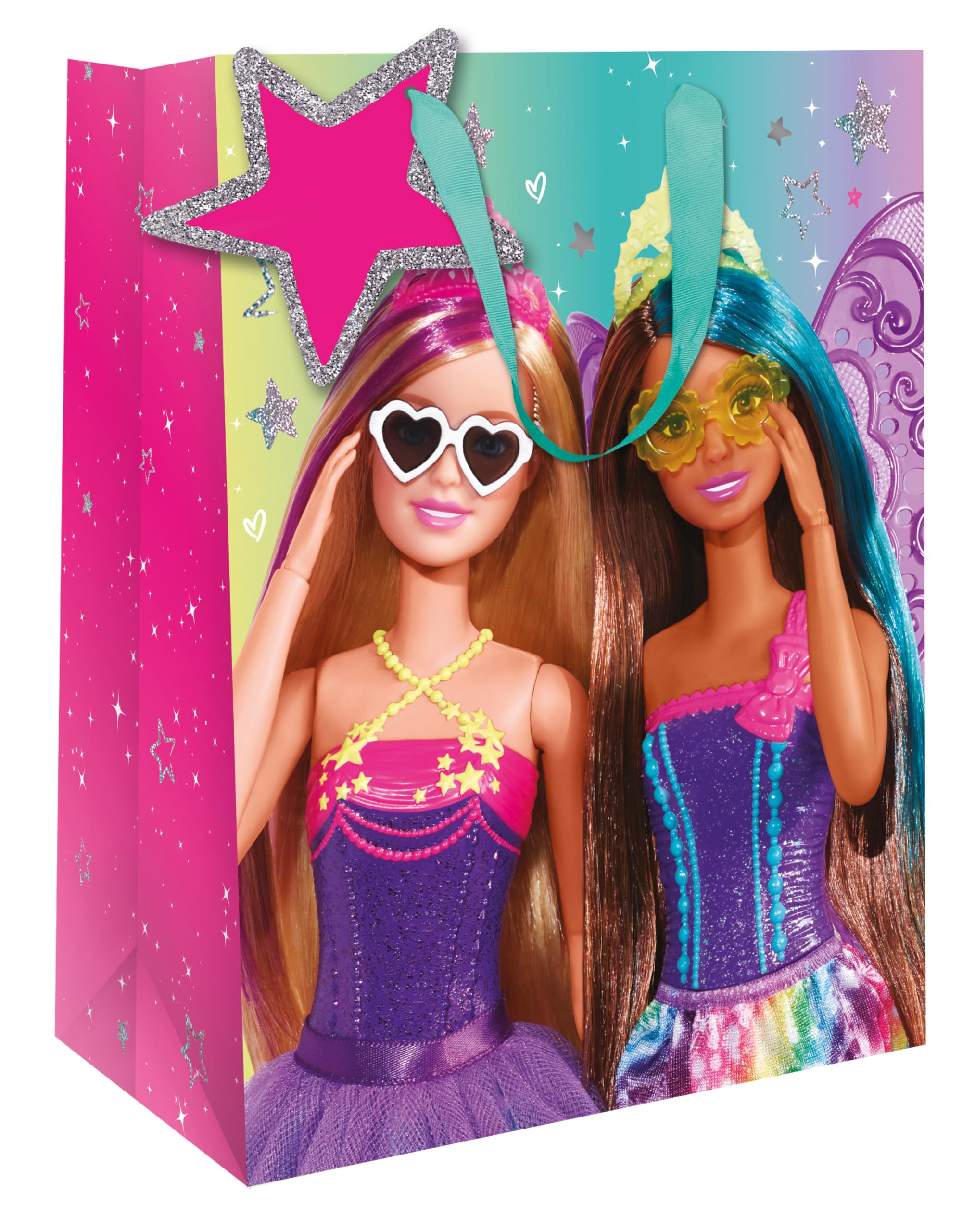 Danilo Promotions LTD Barbie Gift Bag - Paper, Glossy Finish | 330x260mm | Birthday 1