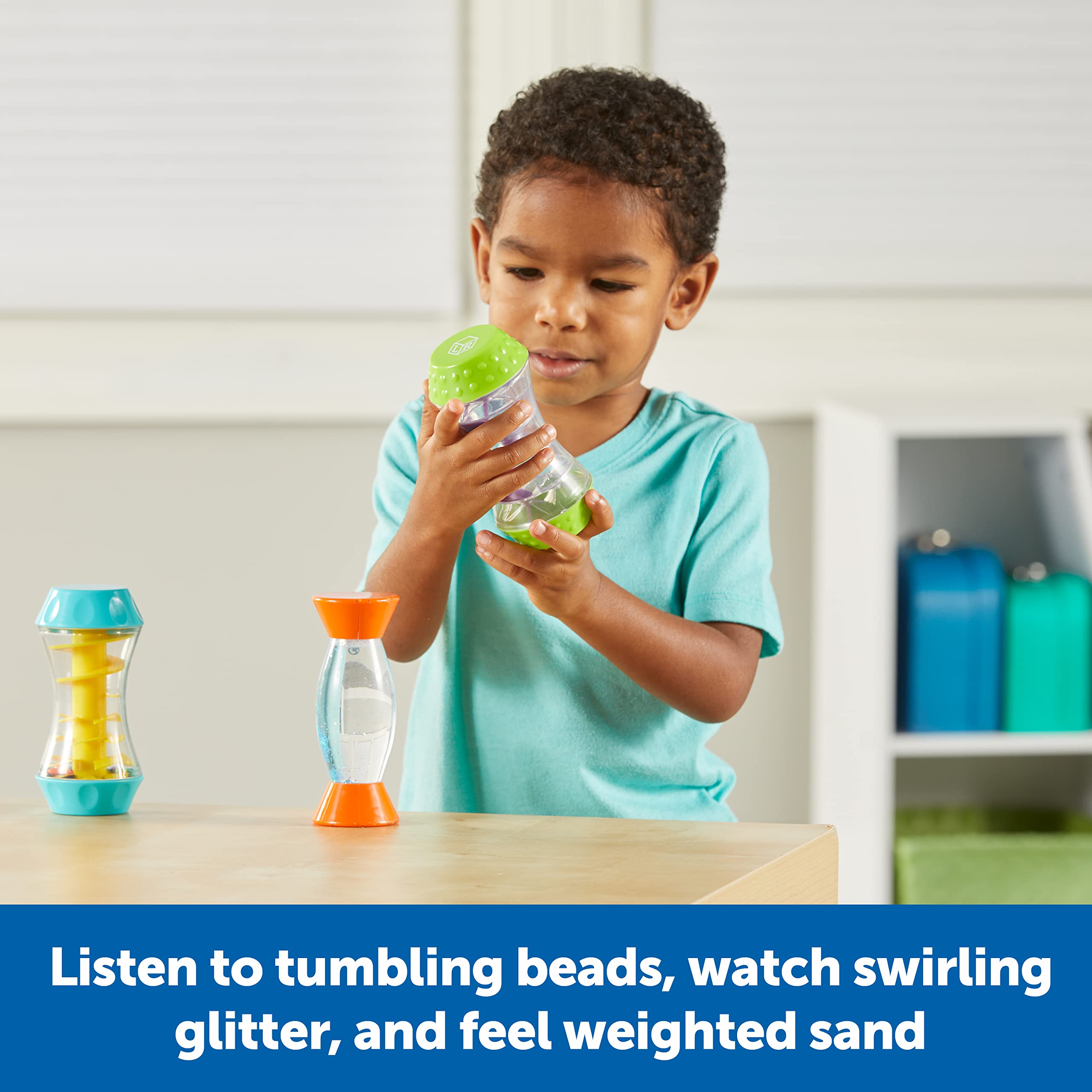 Learning Resources Sensory Trio Fidget Tubes - Fine Motor & Sensory Development for Toddlers 3+ 9