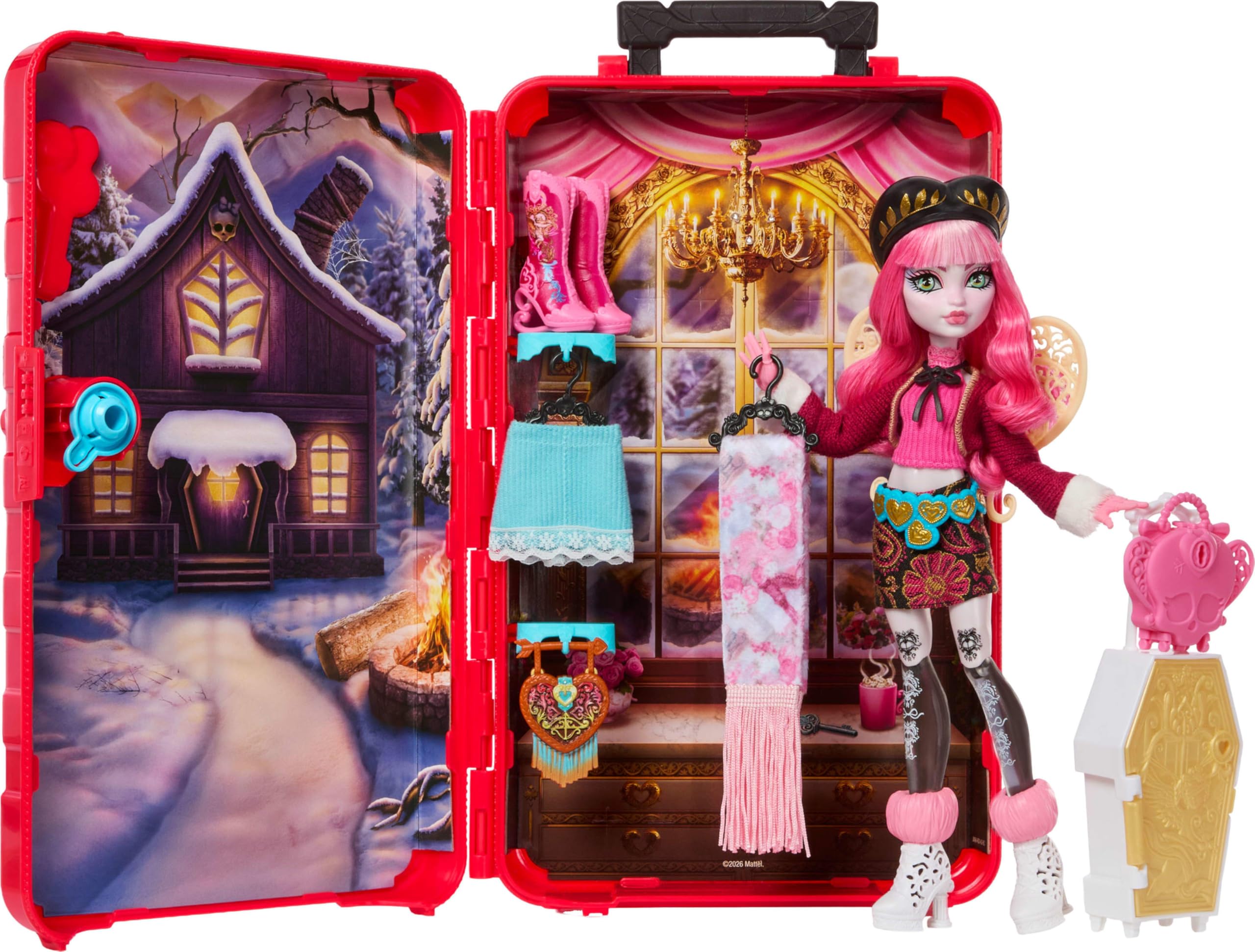 Monster High Skulltimate Secrets Cupid Asteria Doll and Accessories Set | Ages 4+ | Multicolor