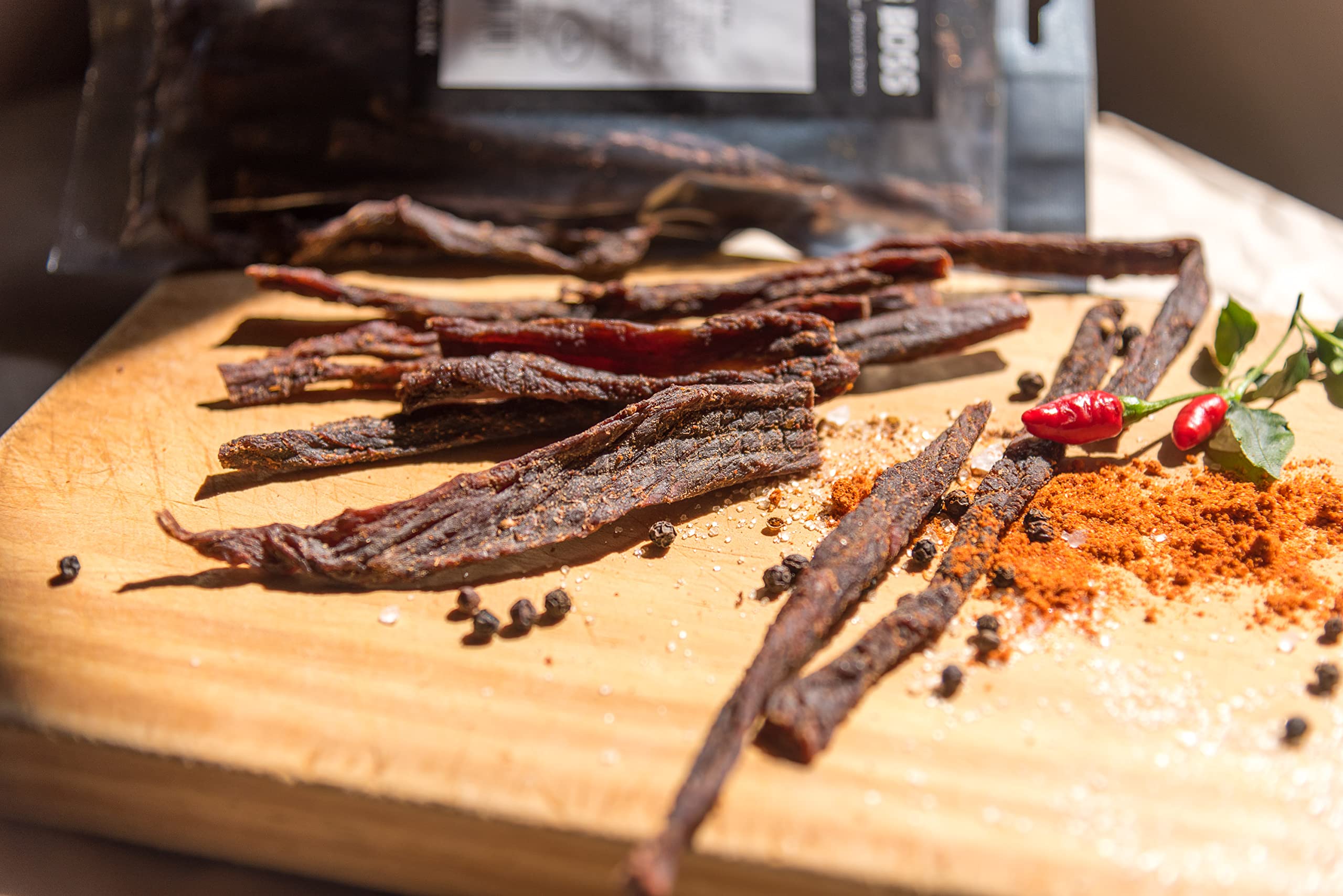 Biltong Boss Chilli Bites (Snap Sticks) - Authentic South African Beef Snack, High Protein, Low Carb 5