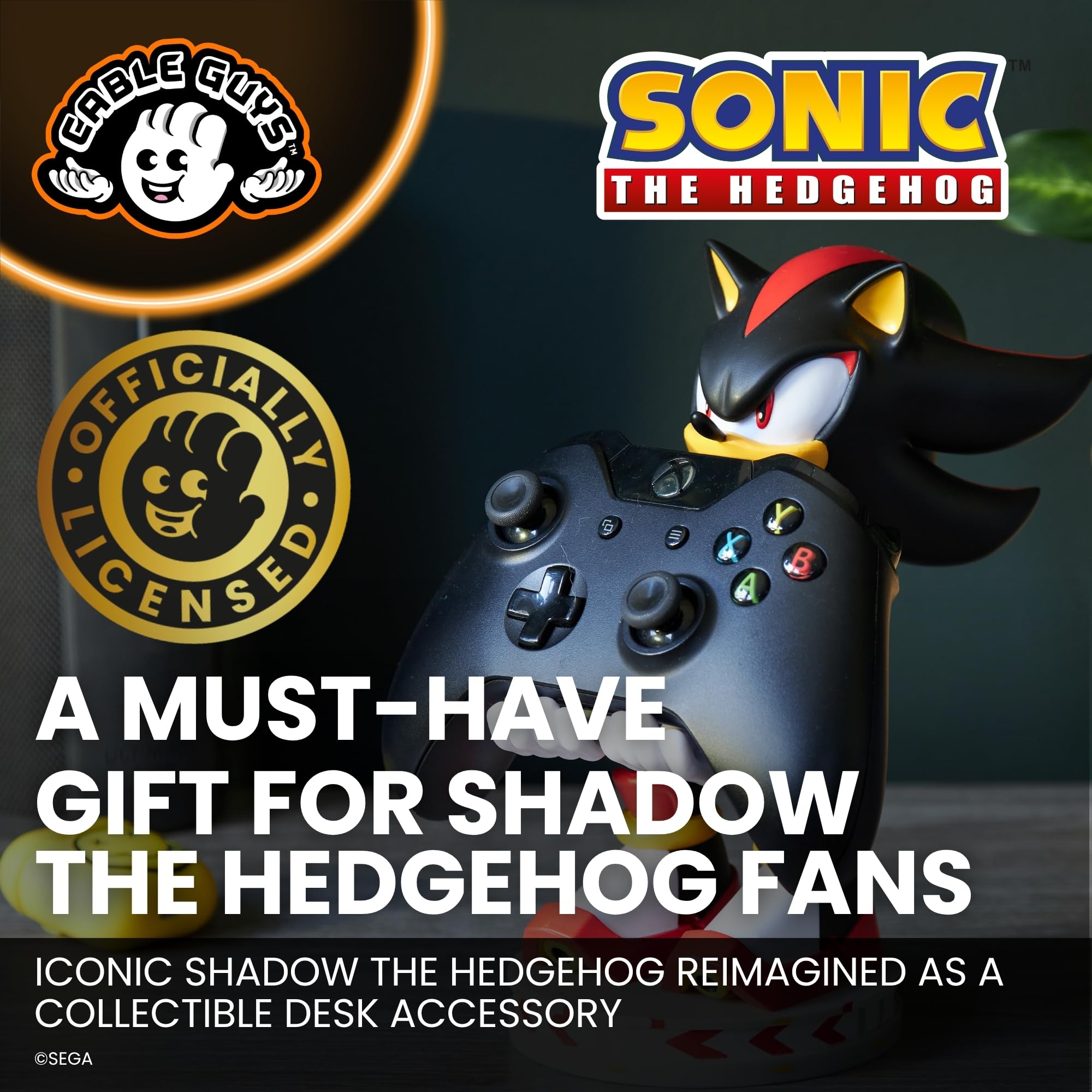 SEGA: Shadow the Hedgehog - Gaming Controller & Phone Holder for PlayStation, Xbox, Switch 12