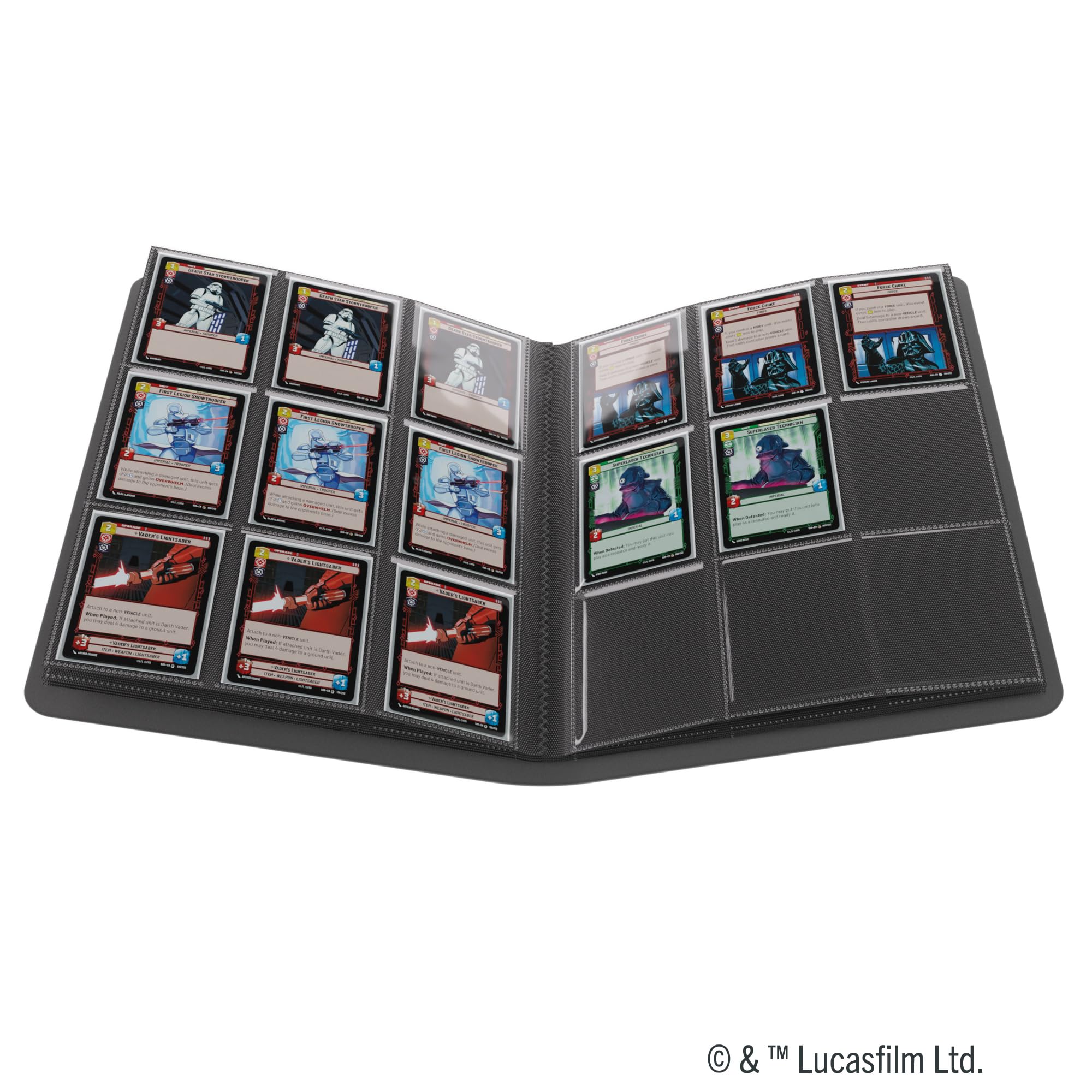 Gamegenic Star Wars: Unlimited 18-Pocket Album - Blue | Holds 360 Double-Sleeved Cards 4
