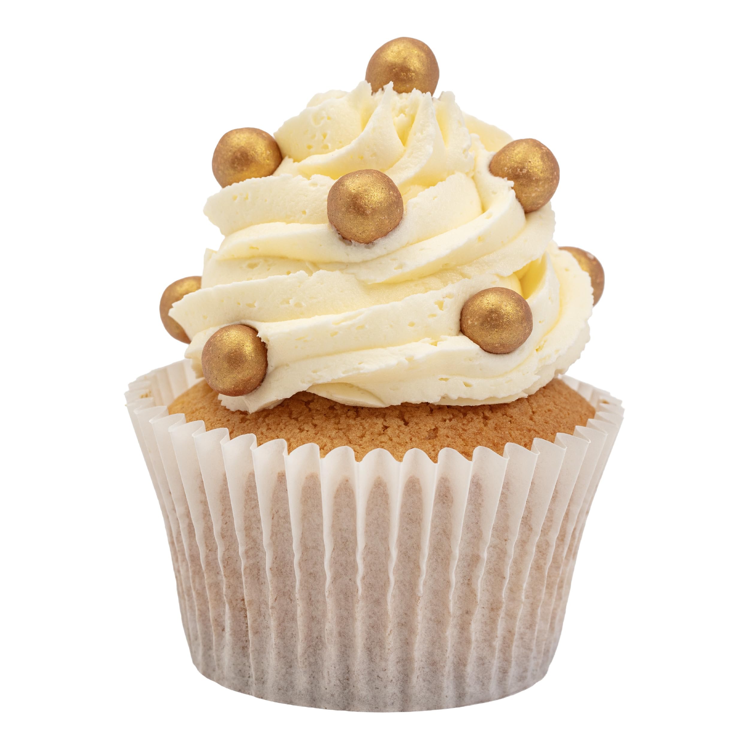 PME Cake Pearl Sprinkles - Gold 8mm | 40g Edible Sugar Pearls 3