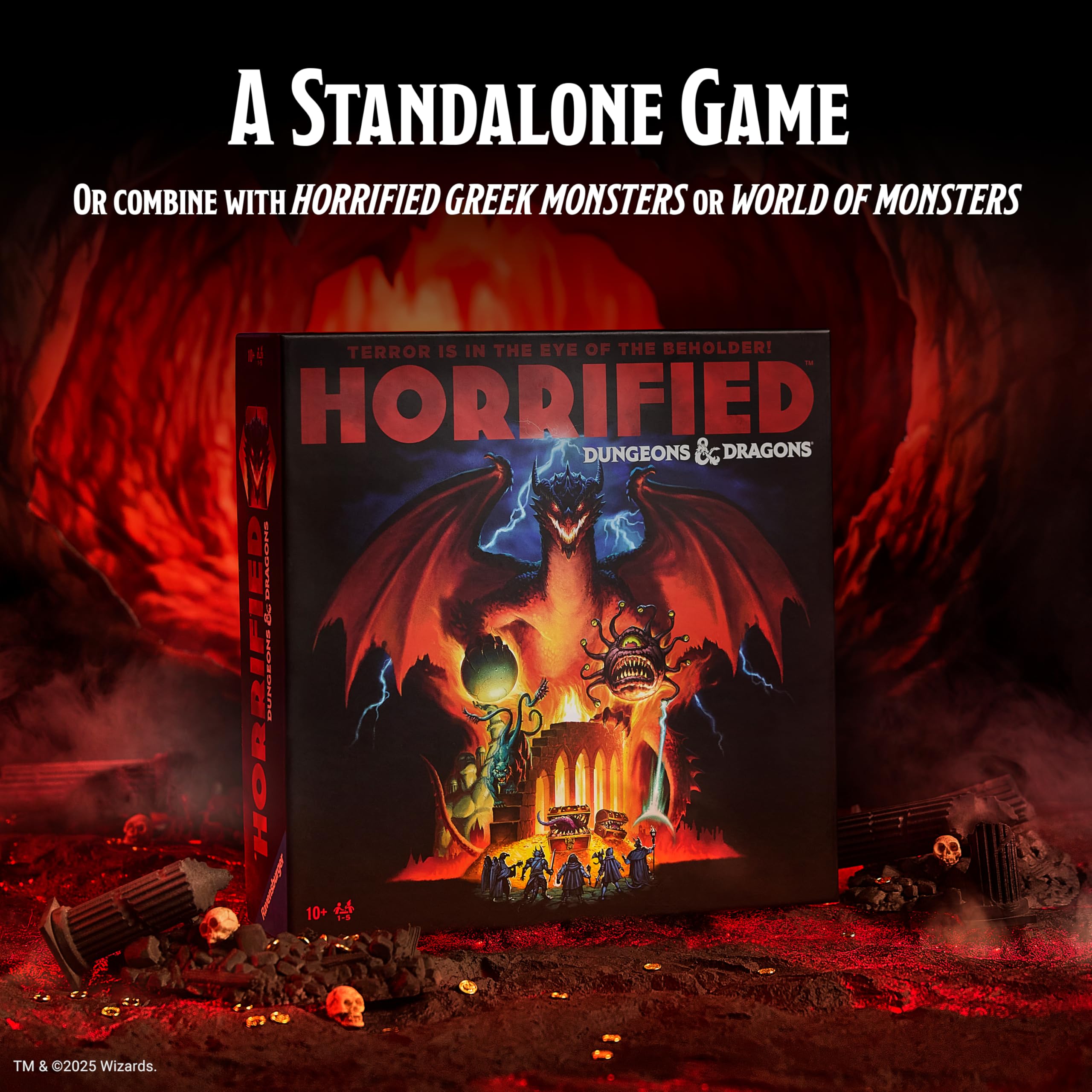 Ravensburger Horrified: Dungeons & Dragons Cooperative Board Game 3