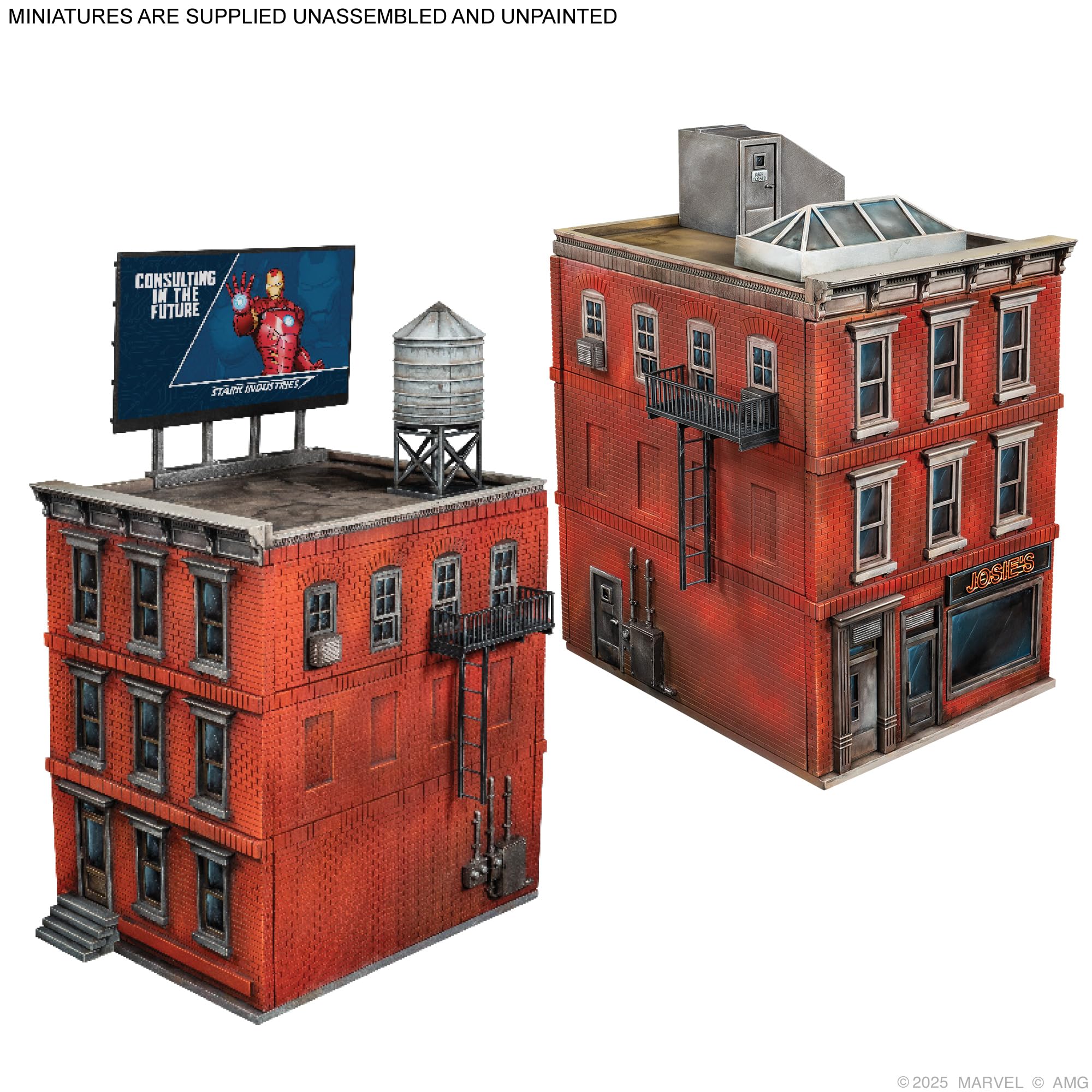 Asmodee Marvel: Crisis Protocol - NYC City Block Terrain Collection | Plastic, Cardboard | 2 Players 3
