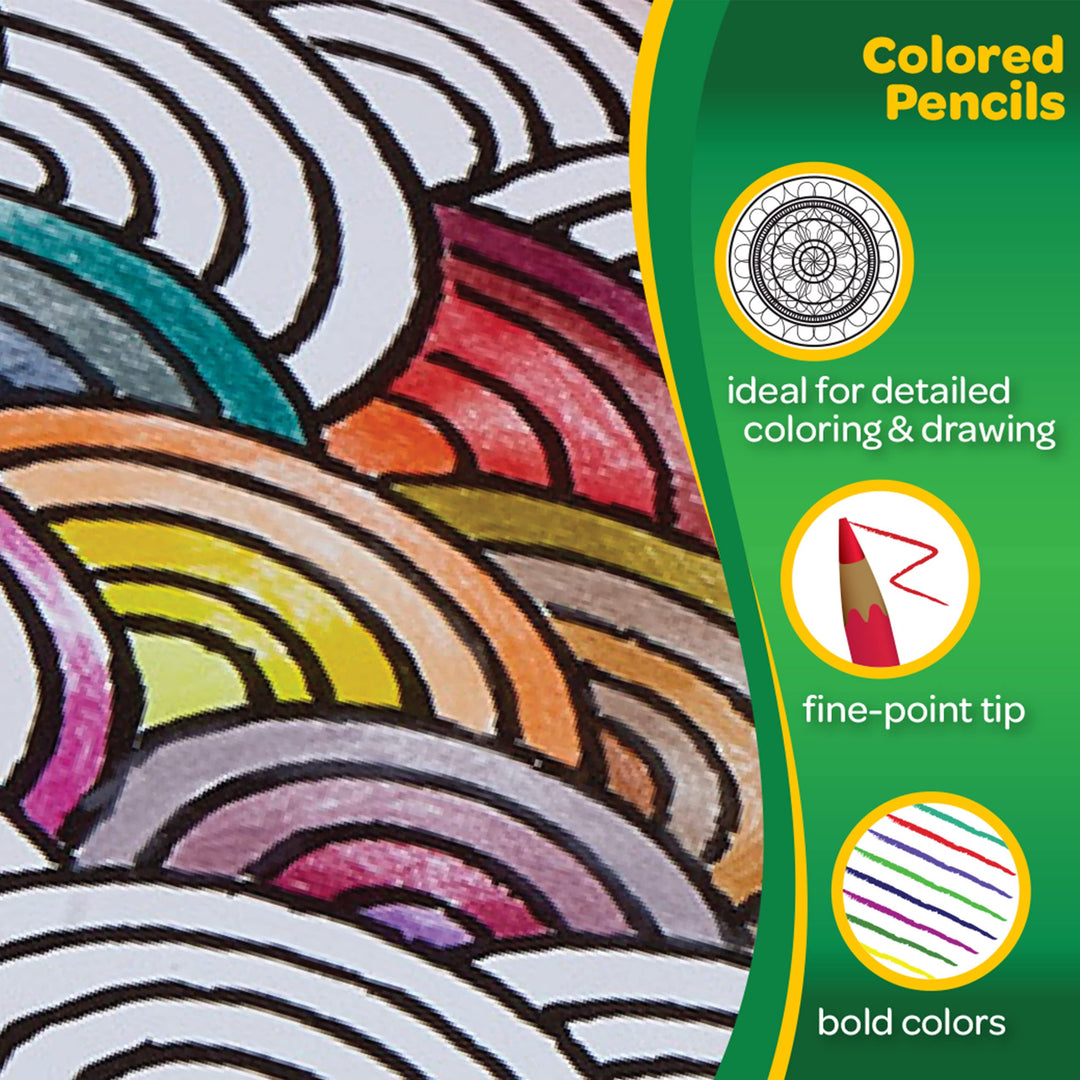 Crayola 3.3612 - 12 Coloured Pencils in Stackable Window Box