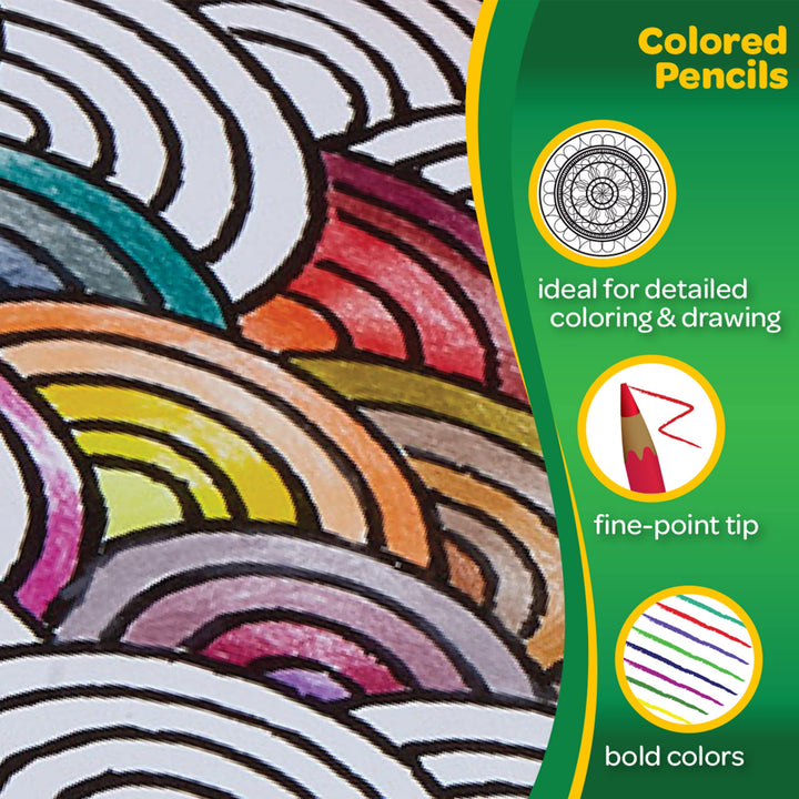 Crayola 3.3612 - 12 Coloured Pencils in Stackable Window Box