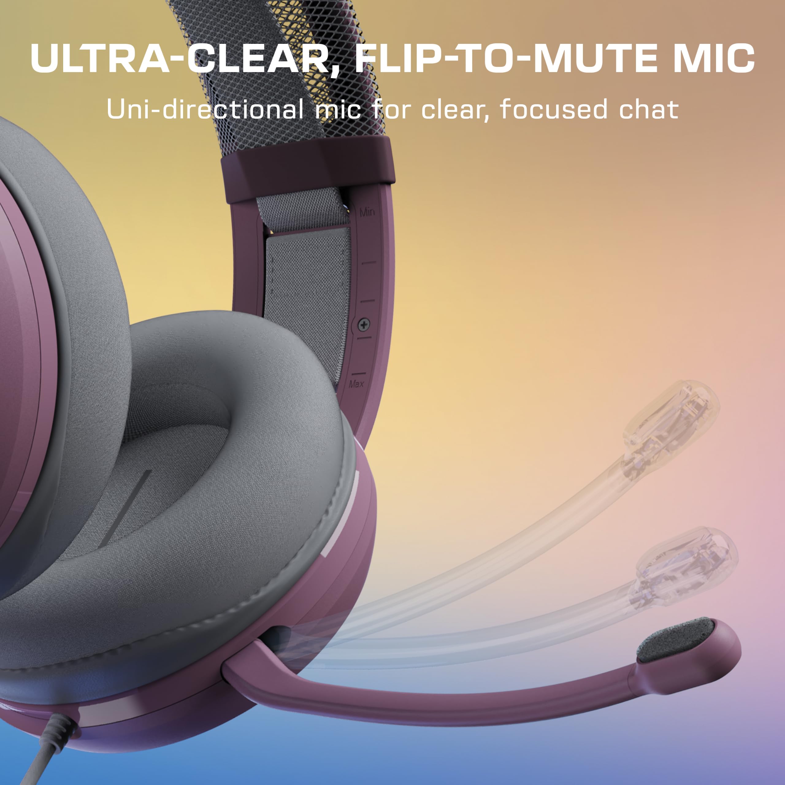 Turtle Beach Atlas 200 Gaming Headset - Multiplatform Lilac Mist 4