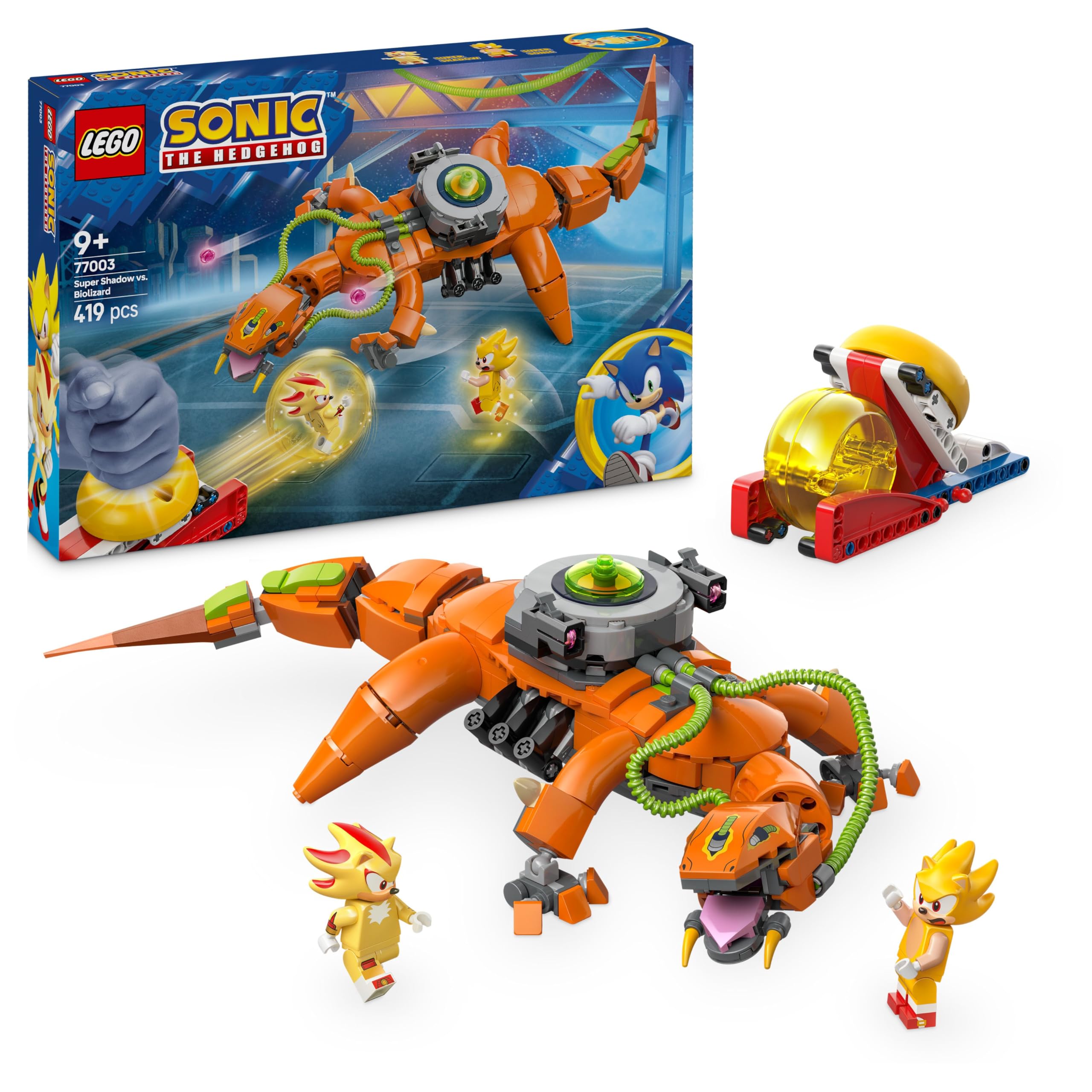 LEGO Sonic the Hedgehog Super Shadow vs. Biolizard Set 77003 | Ages 9+