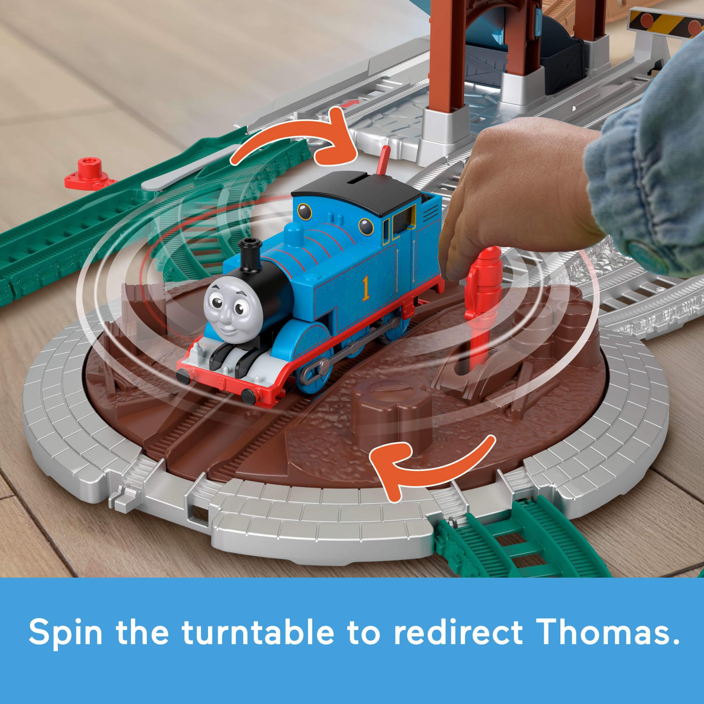 THOMAS & FRIENDS Load & Launch Barrel Delivery Set - Motorized Engine | 18ft Track | Ages 3+ | JGY30 4