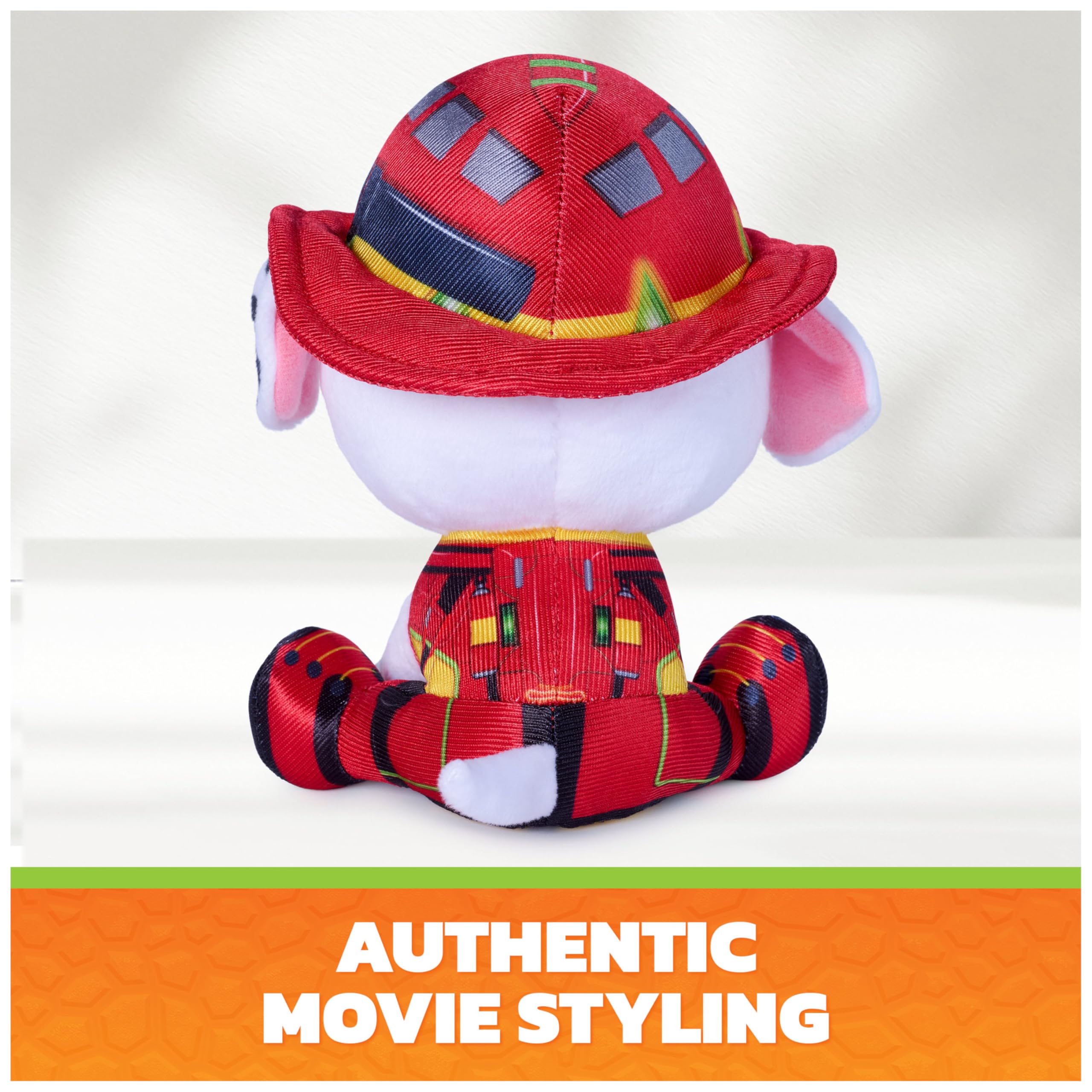 Paw Patrol Marshall "The Dino Movie" Stuffed Animal - 6" Polyester 4