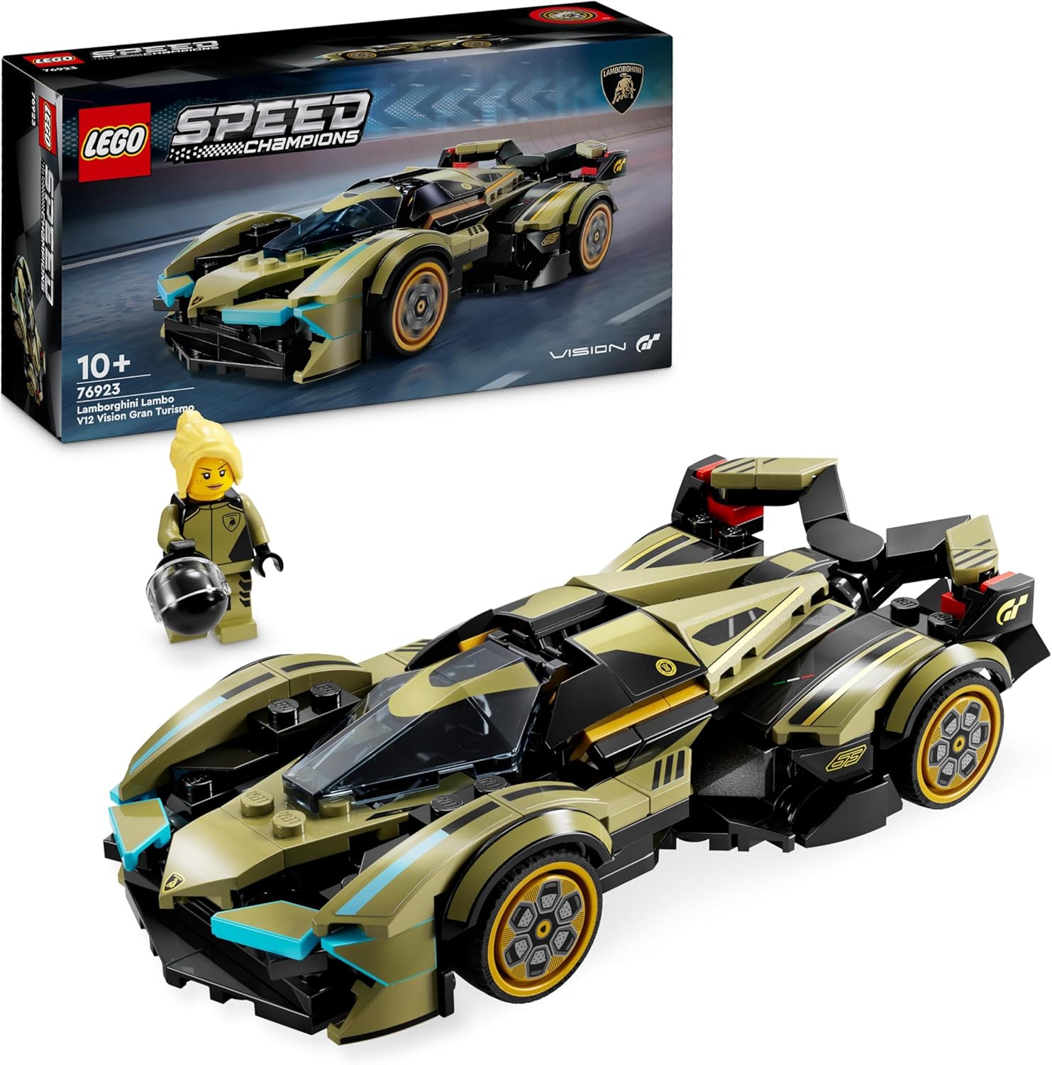 LEGO Speed Champions Lamborghini Lambo V12 Vision GT Super Car 76923 - Building Set for Ages 10+ 1