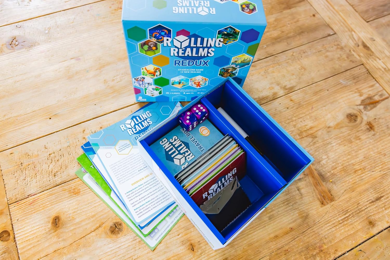 Stonemaier Games Rolling Realms Redux Card Game (STM496) 6