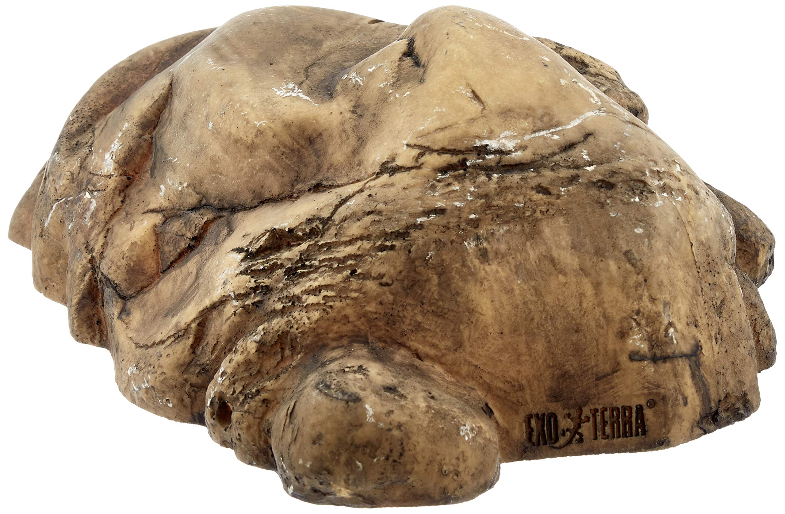 Exo Terra Reptile Cave Hideout - Natural Look Resin for Terrariums | Large Size | Earth Tones