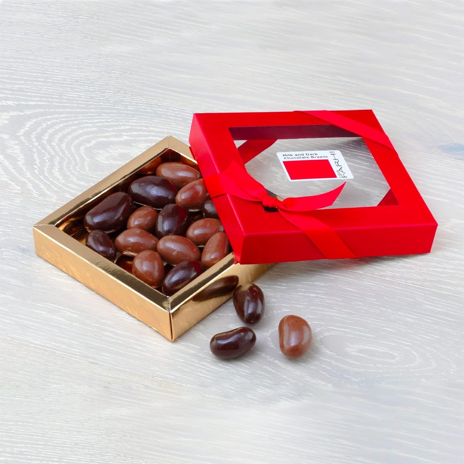 Rita Farhi Milk Chocolate Covered Brazil Nuts in Gift Box 210g 6