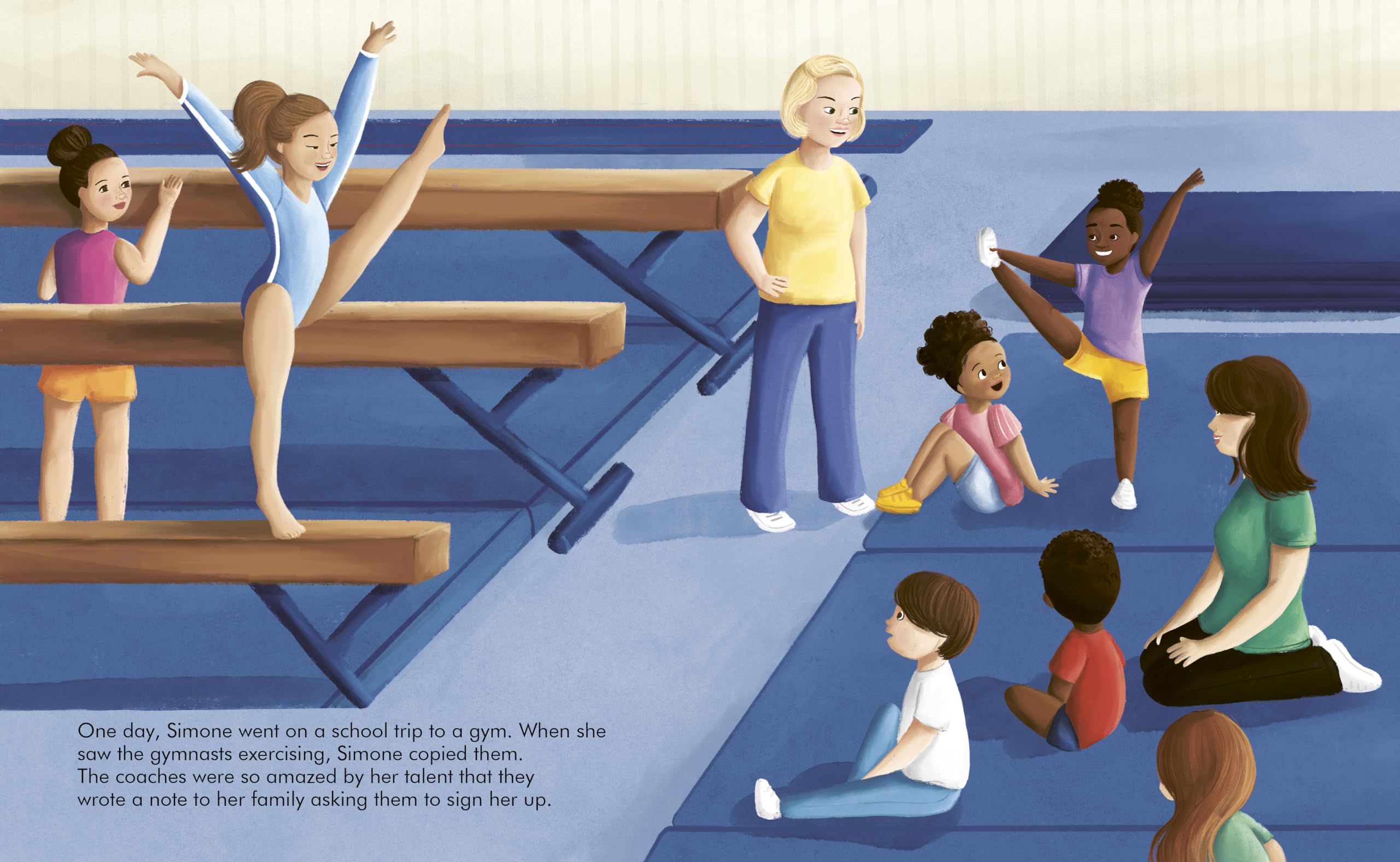 Frances Lincoln Simone Biles (Little People, BIG DREAMS) Hardcover Picture Book | Ages 4-9 4