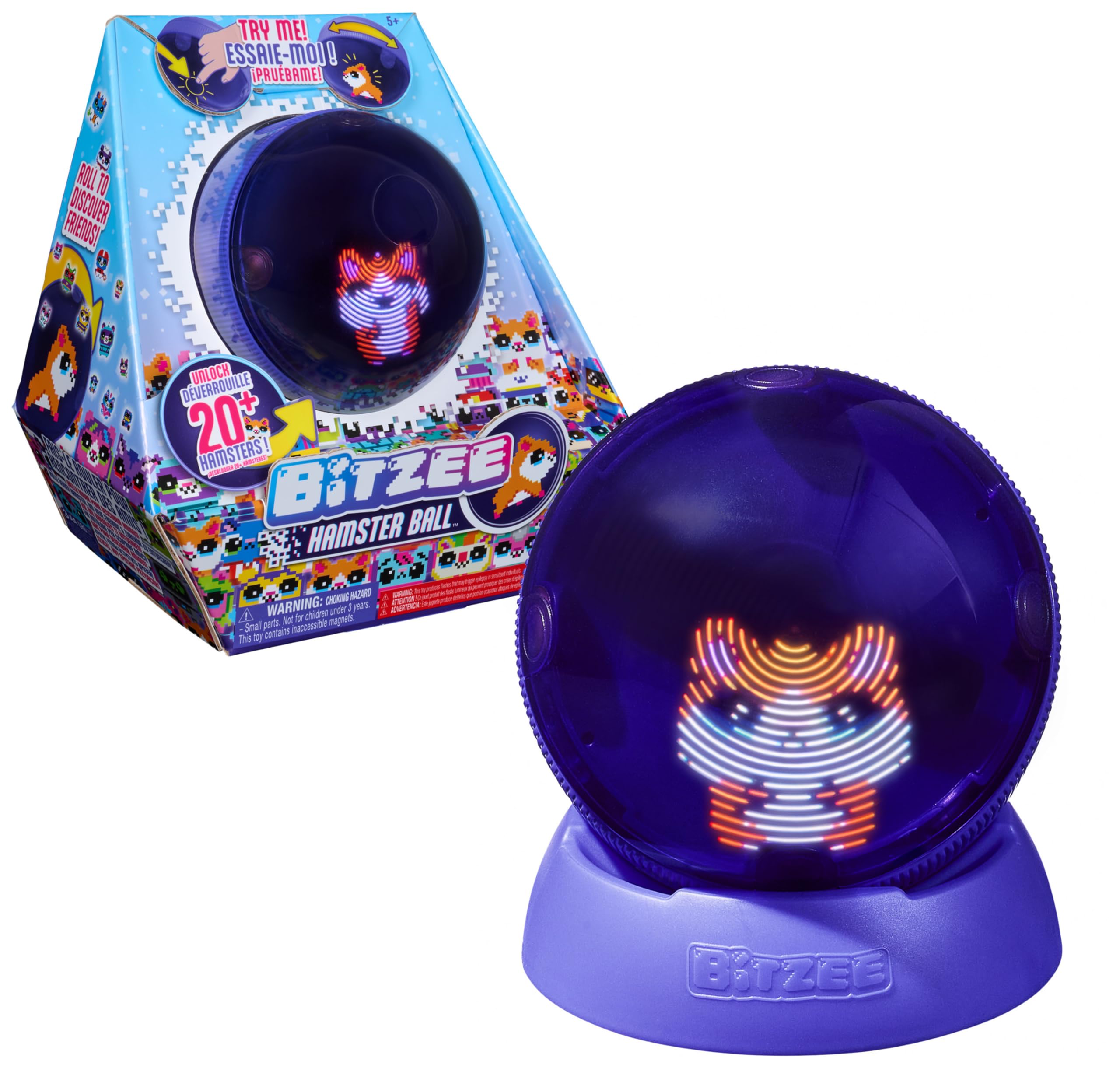 Bitzee, Hamster Ball Interactive Toy, Rolls and Reacts to Touch, Digital Pe 1