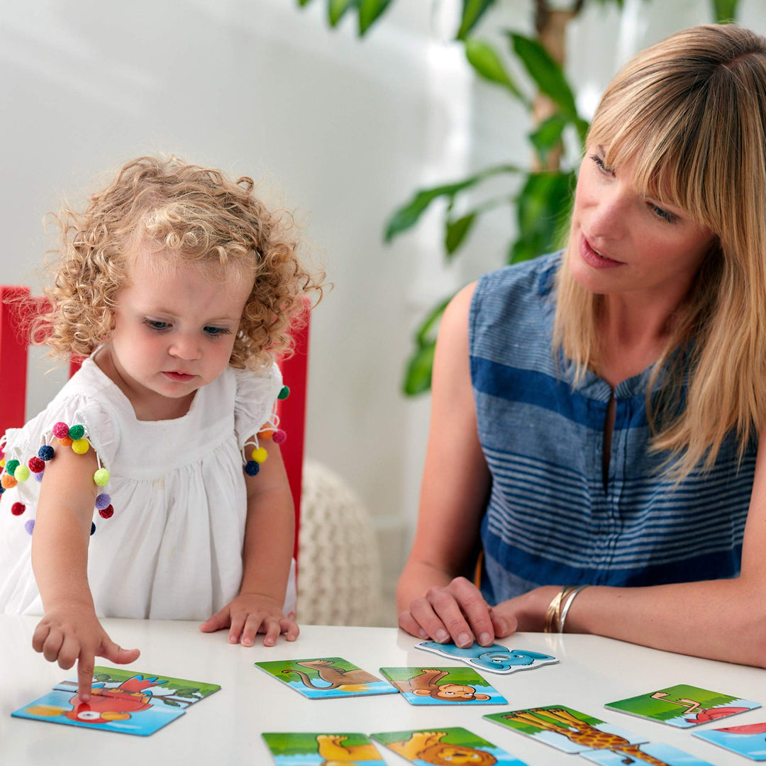 Orchard Toys Jungle Heads and Tails Card Game - 2-in-1 Matching & Memory Game for Toddlers