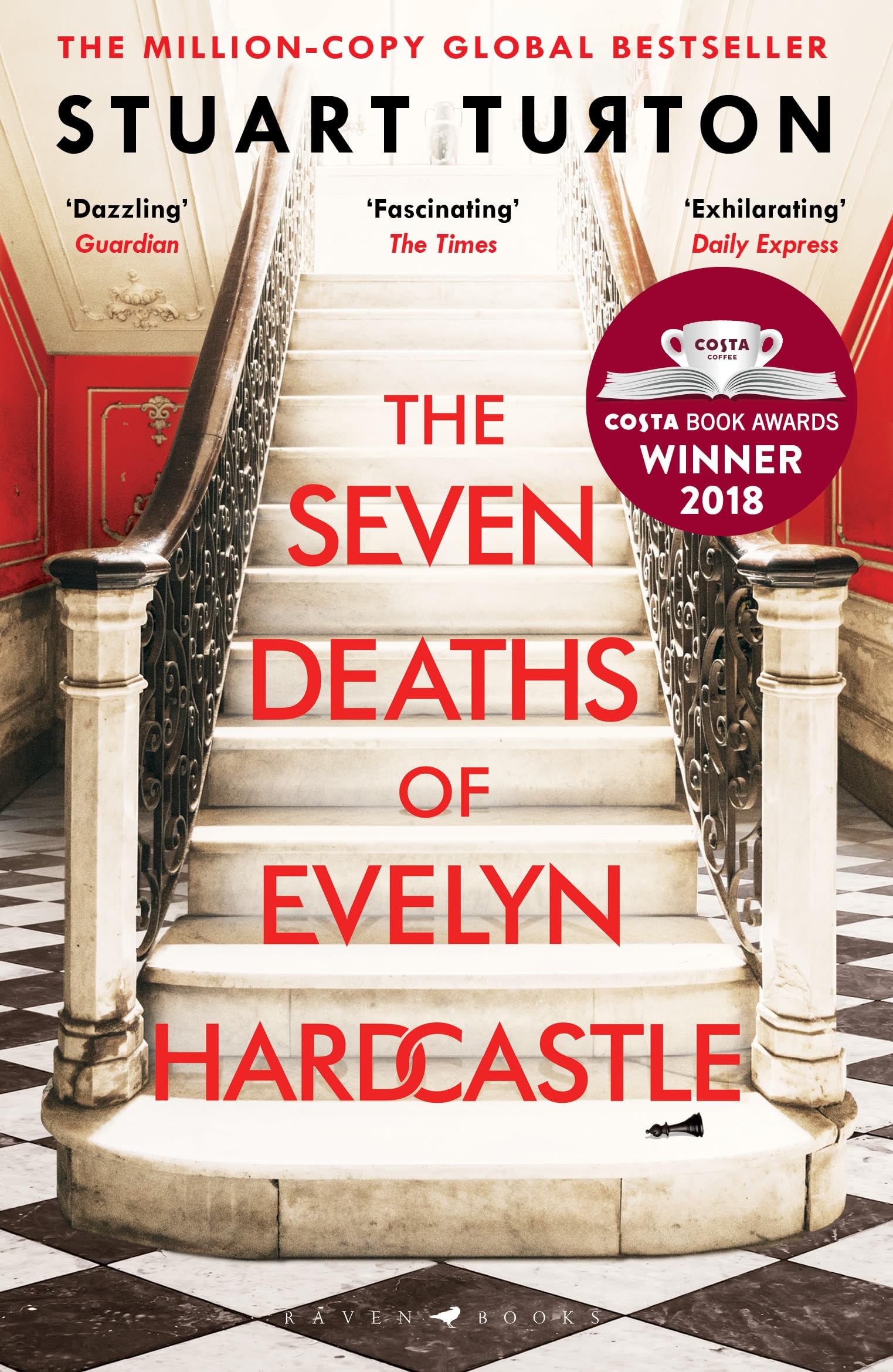 Bloomsbury The Seven Deaths of Evelyn Hardcastle | Costa First Novel Award Winner | Paperback