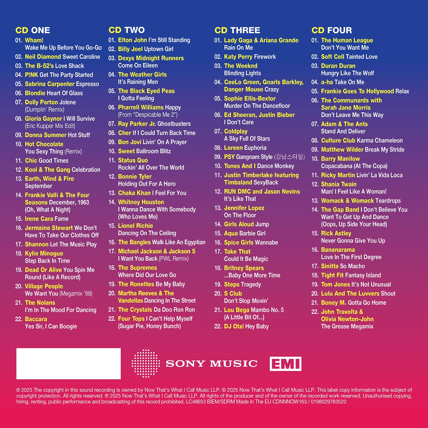 NOW That's What I Call The Ultimate Party - Audio CD 4