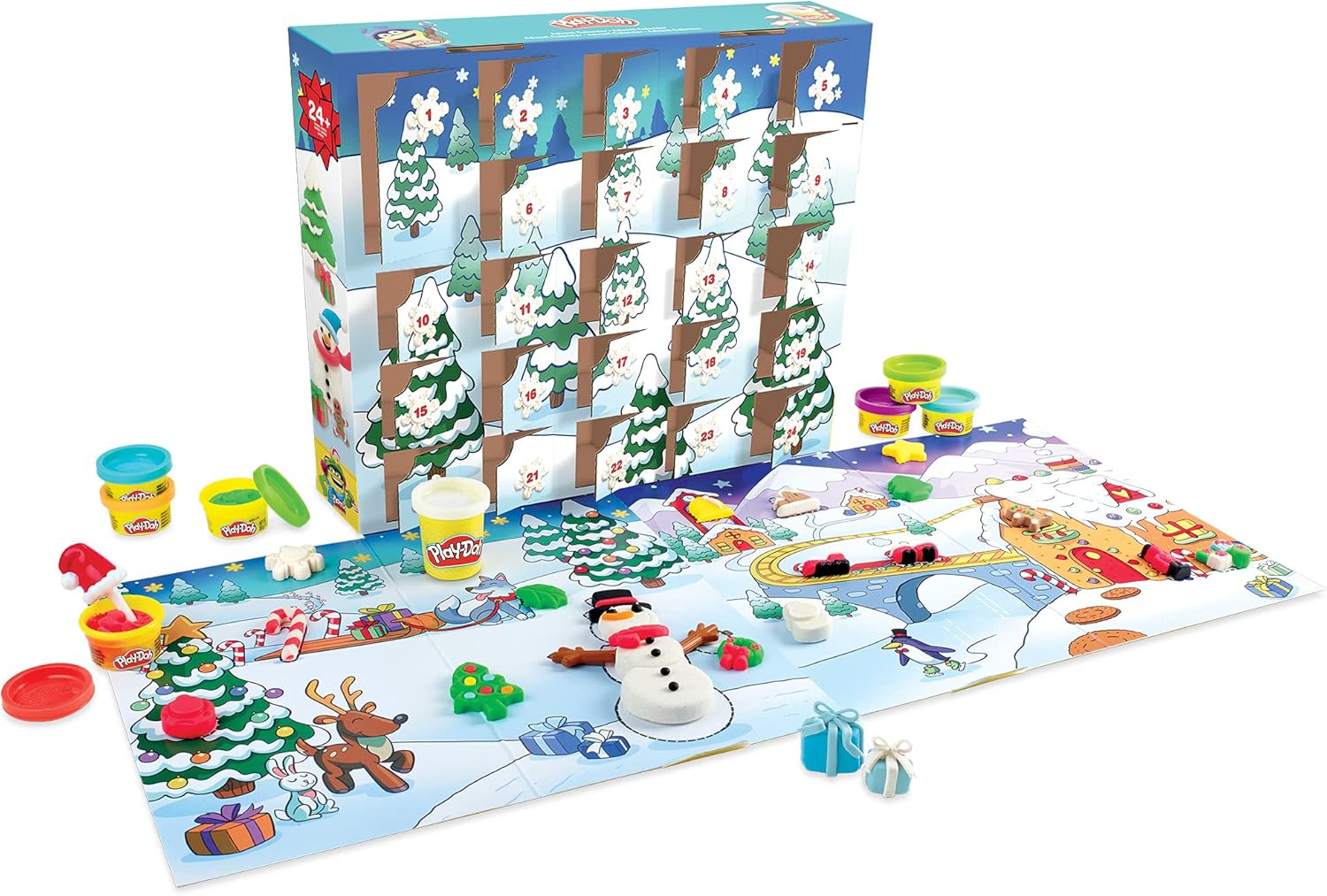 Play-Doh Advent Calendar - 24 Days of Creative Fun with Play-Doh Pots & Tools for Kids 7