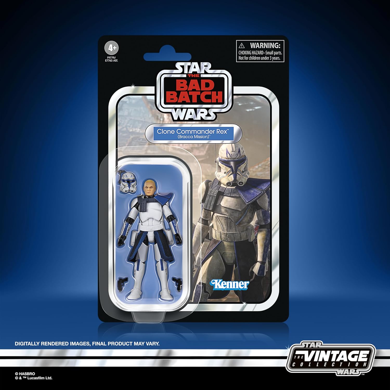 Star Wars The Vintage Collection Clone Commander Rex (Bracca Mission) Action Figure - 3.75 Inch Scale Collectible with Accessories 10