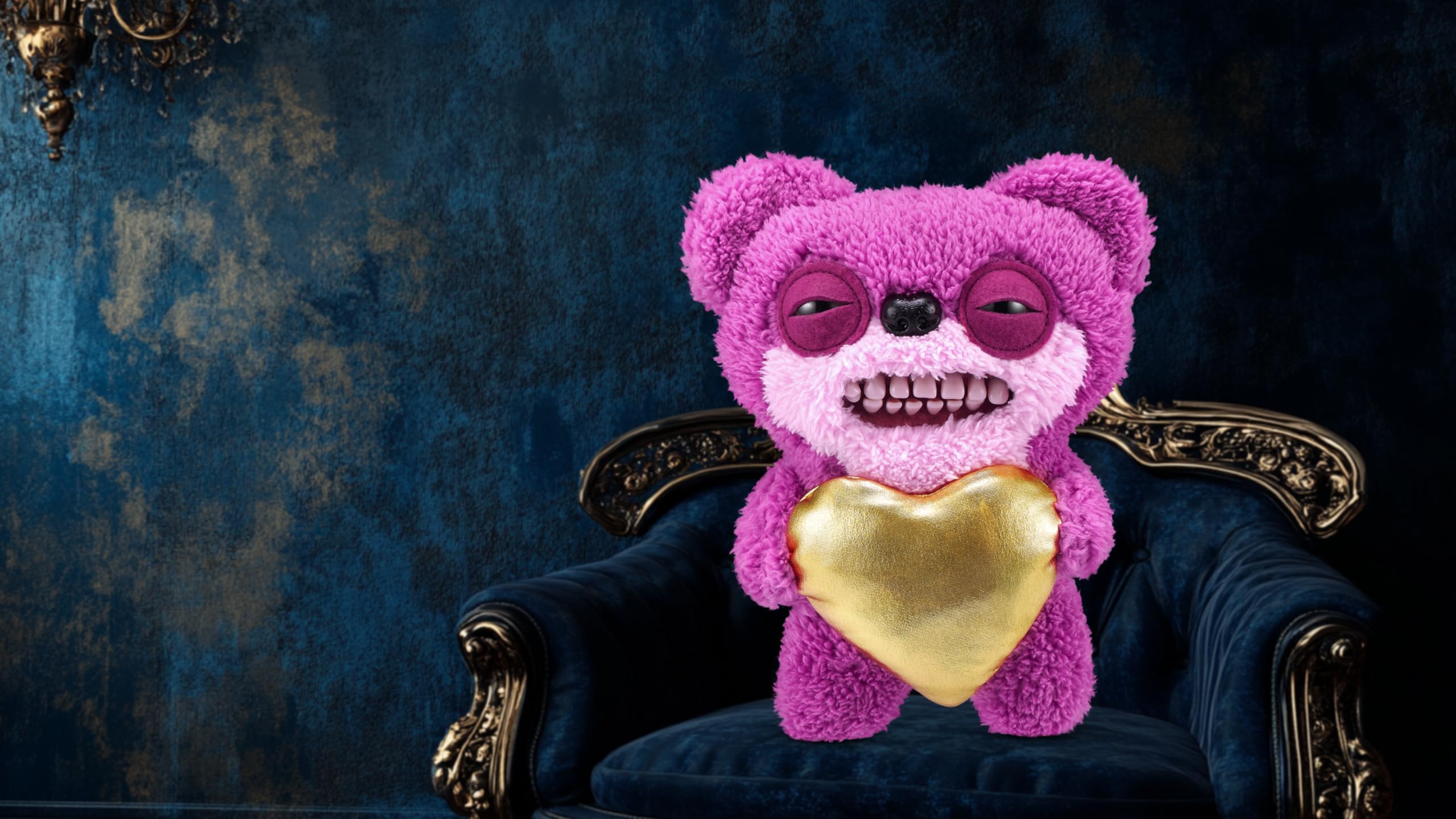 Fuggler Gold Fuggs by ZURU - Funny Ugly Monster Plush Collectible Toy for Kids 4+ 5
