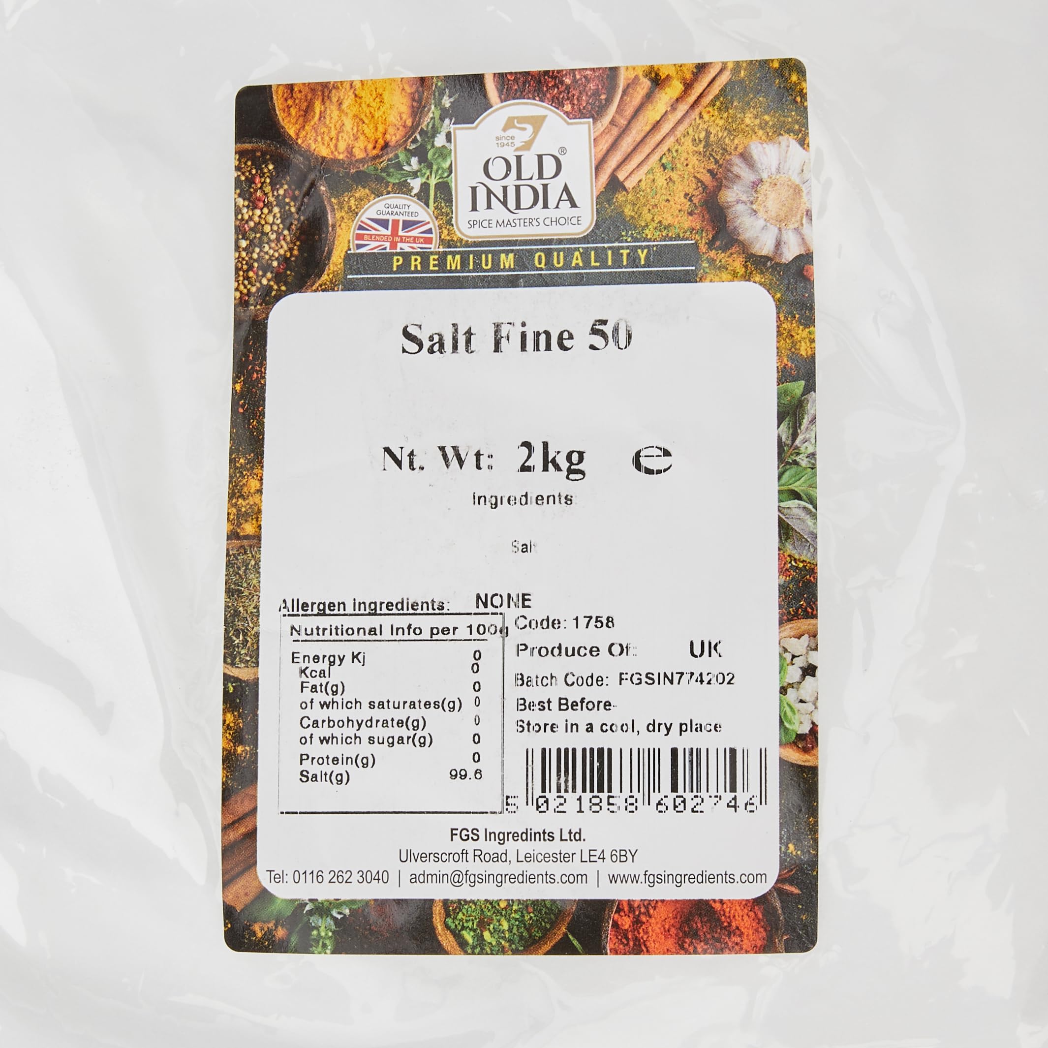 Old India Fine Salt - 2kg | Natural, Additive-Free, GMO-Free 3