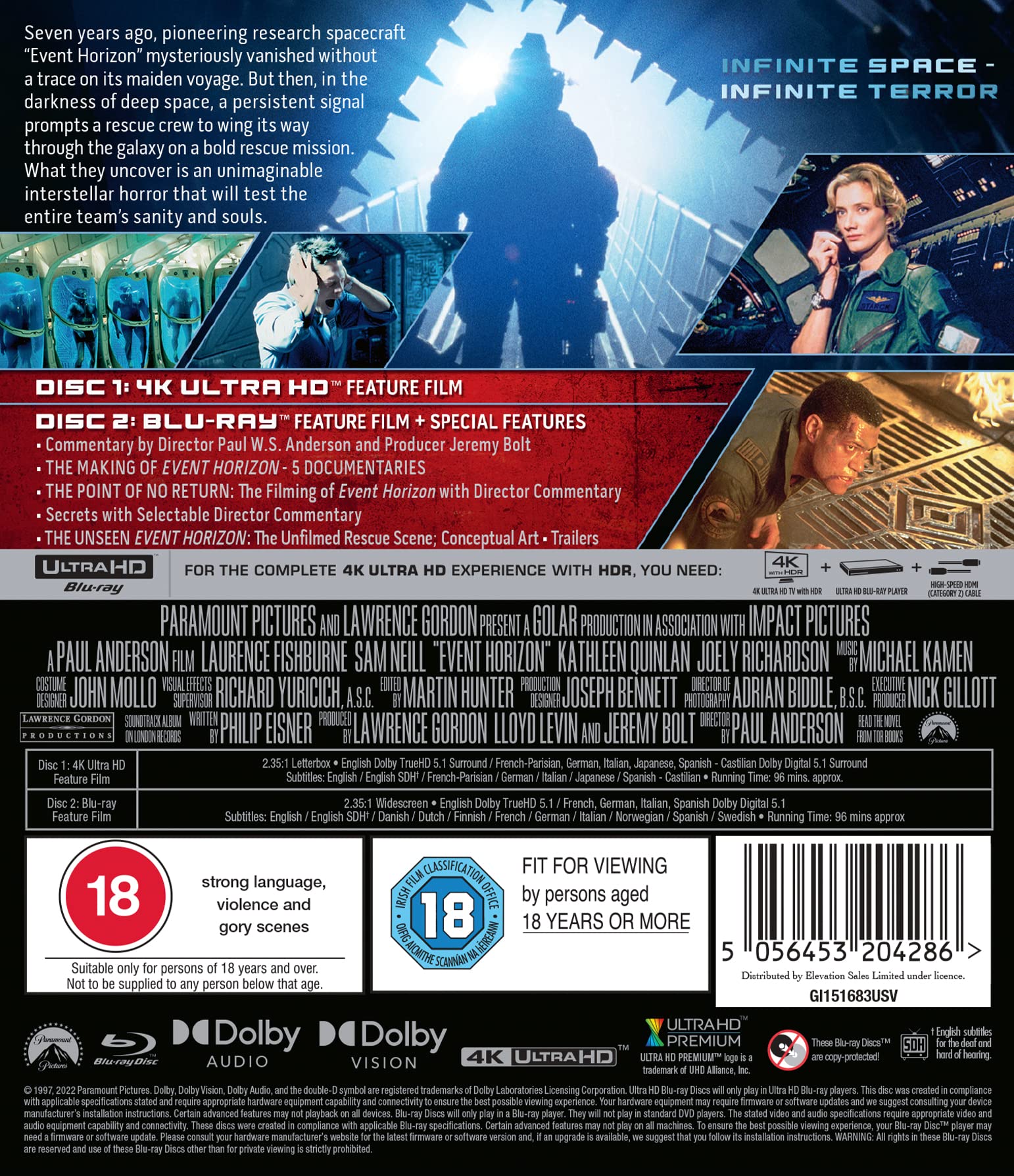 Event Horizon [4K UHD Blu-ray] 3